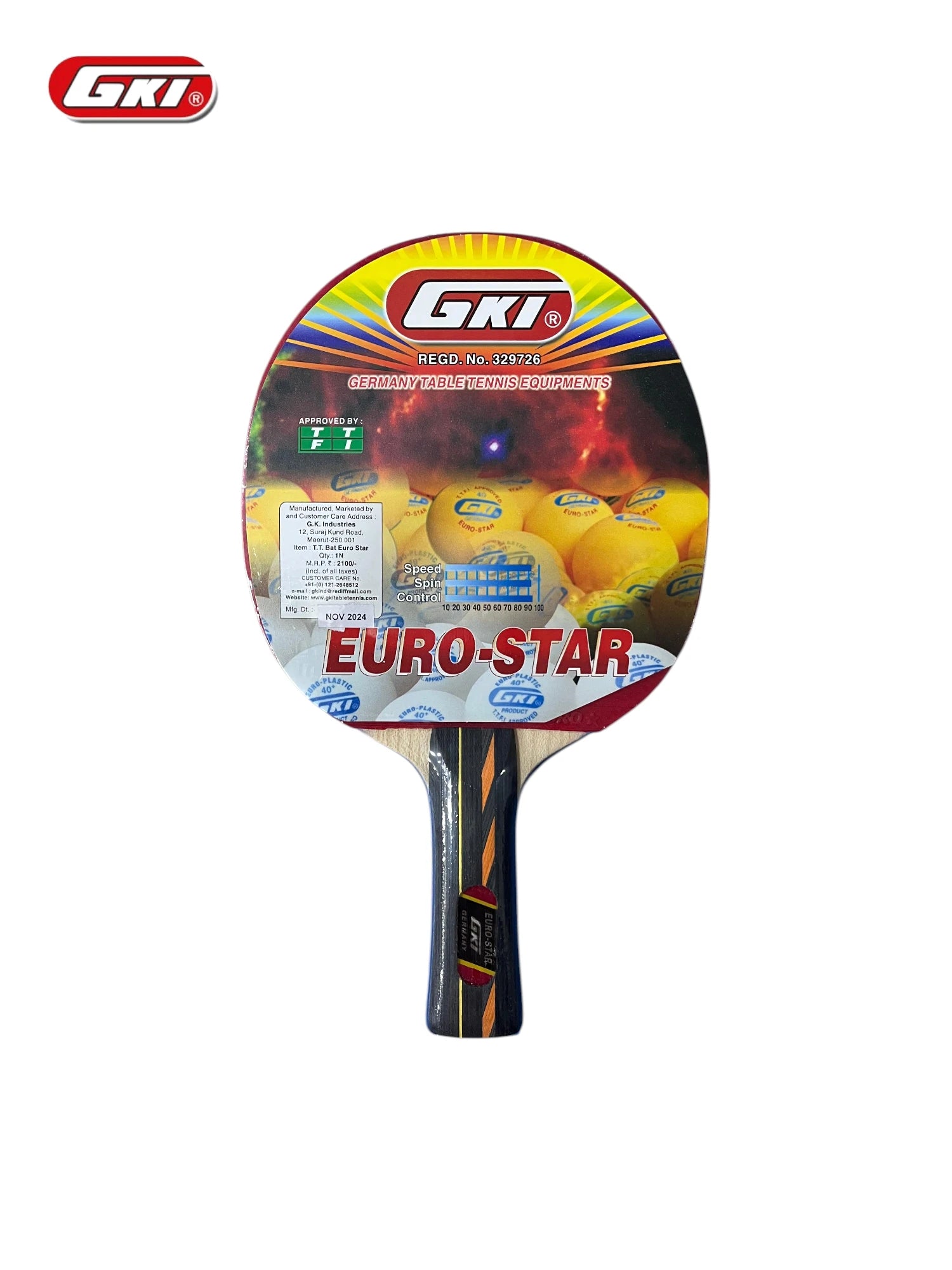 GKI Euro Star Table Tennis Racquet