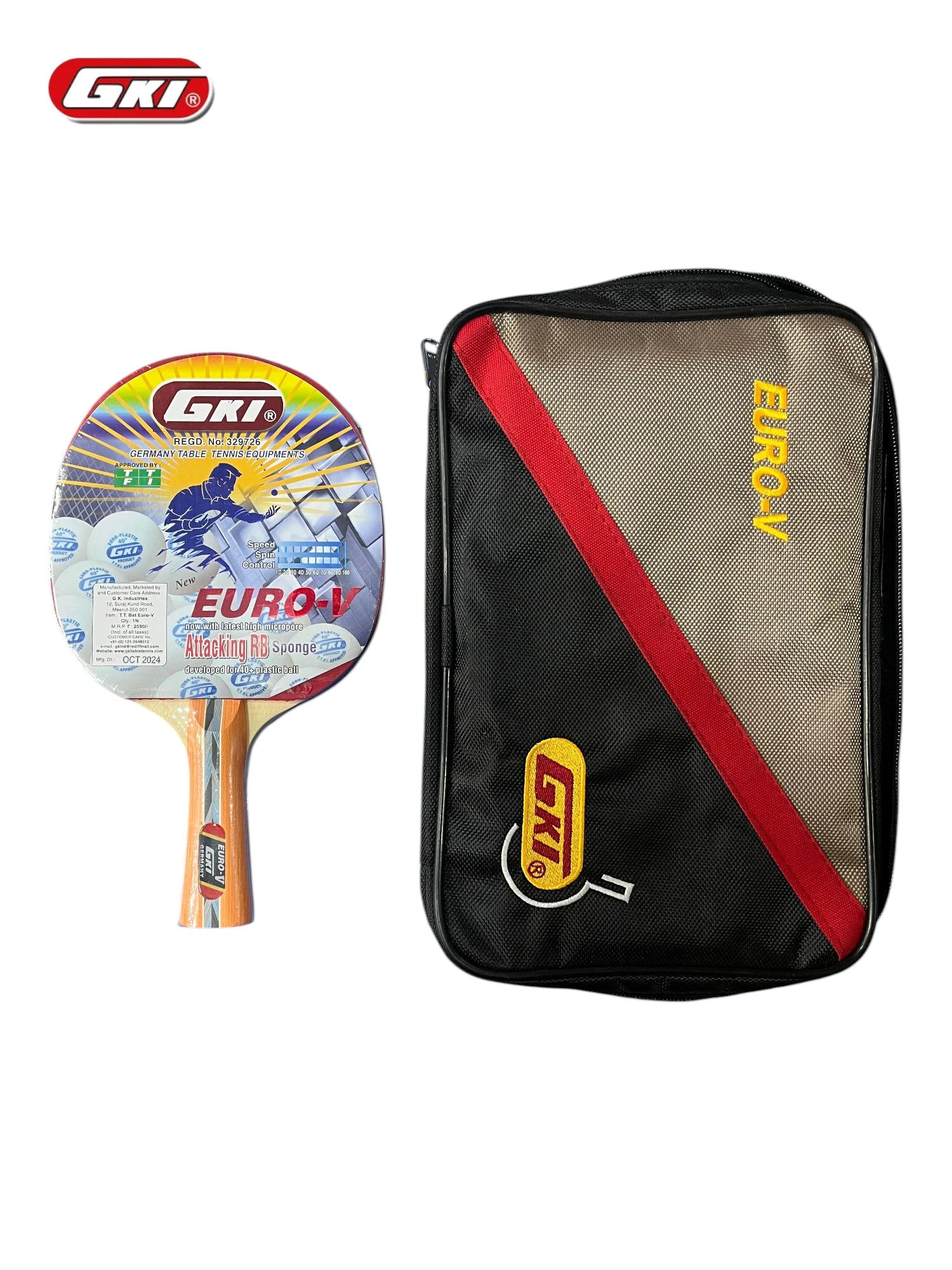 GKI Euro V Table Tennis Racquet