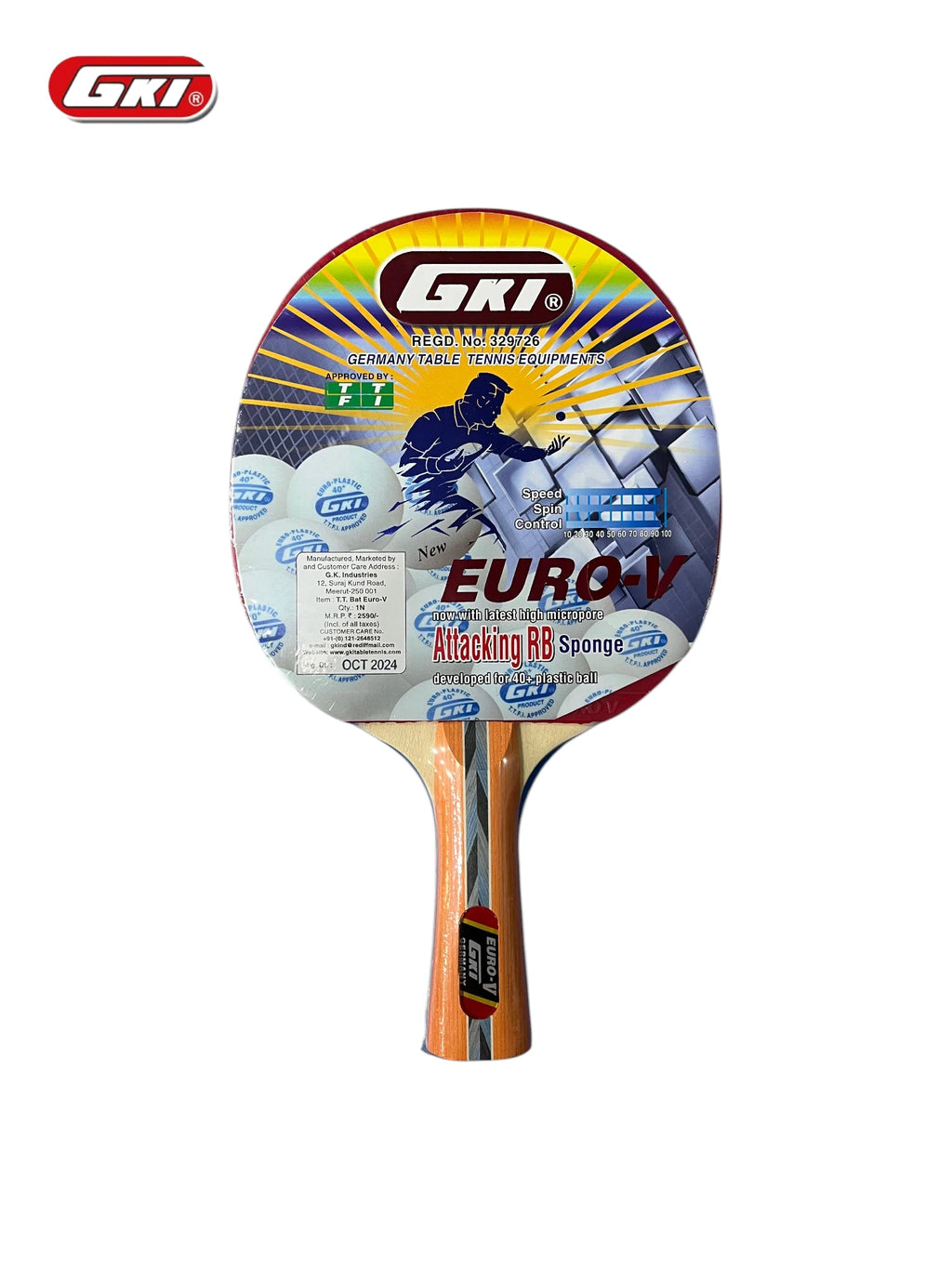 GKI Euro V Table Tennis Racquet