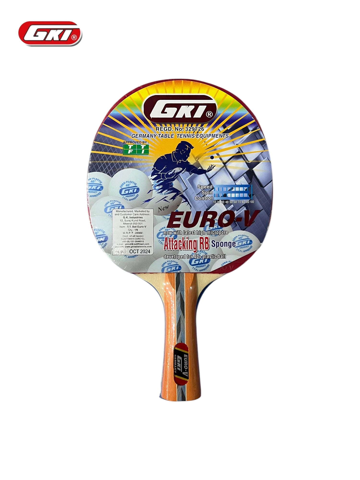 GKI Euro V Table Tennis Racquet