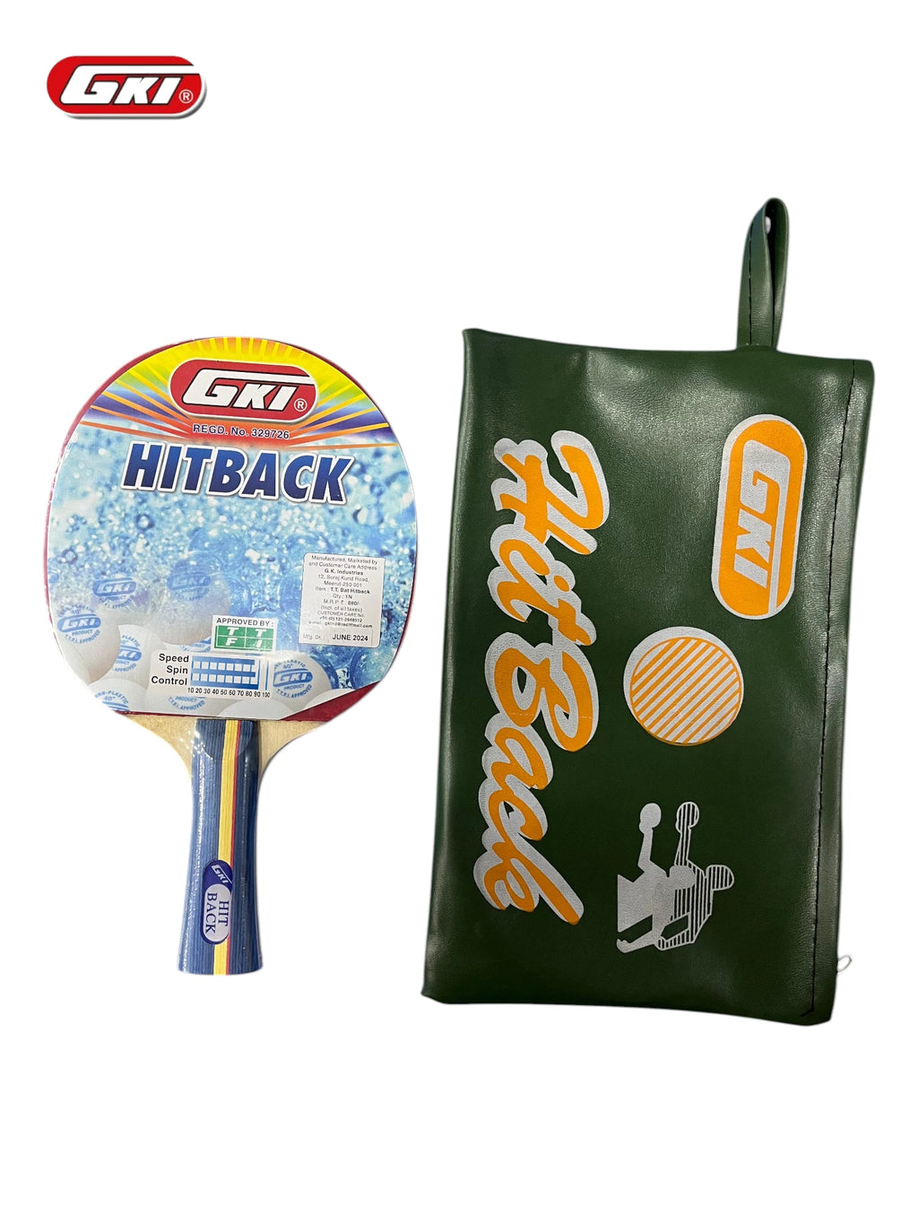 GKI Hitback Table Tennis Racquet