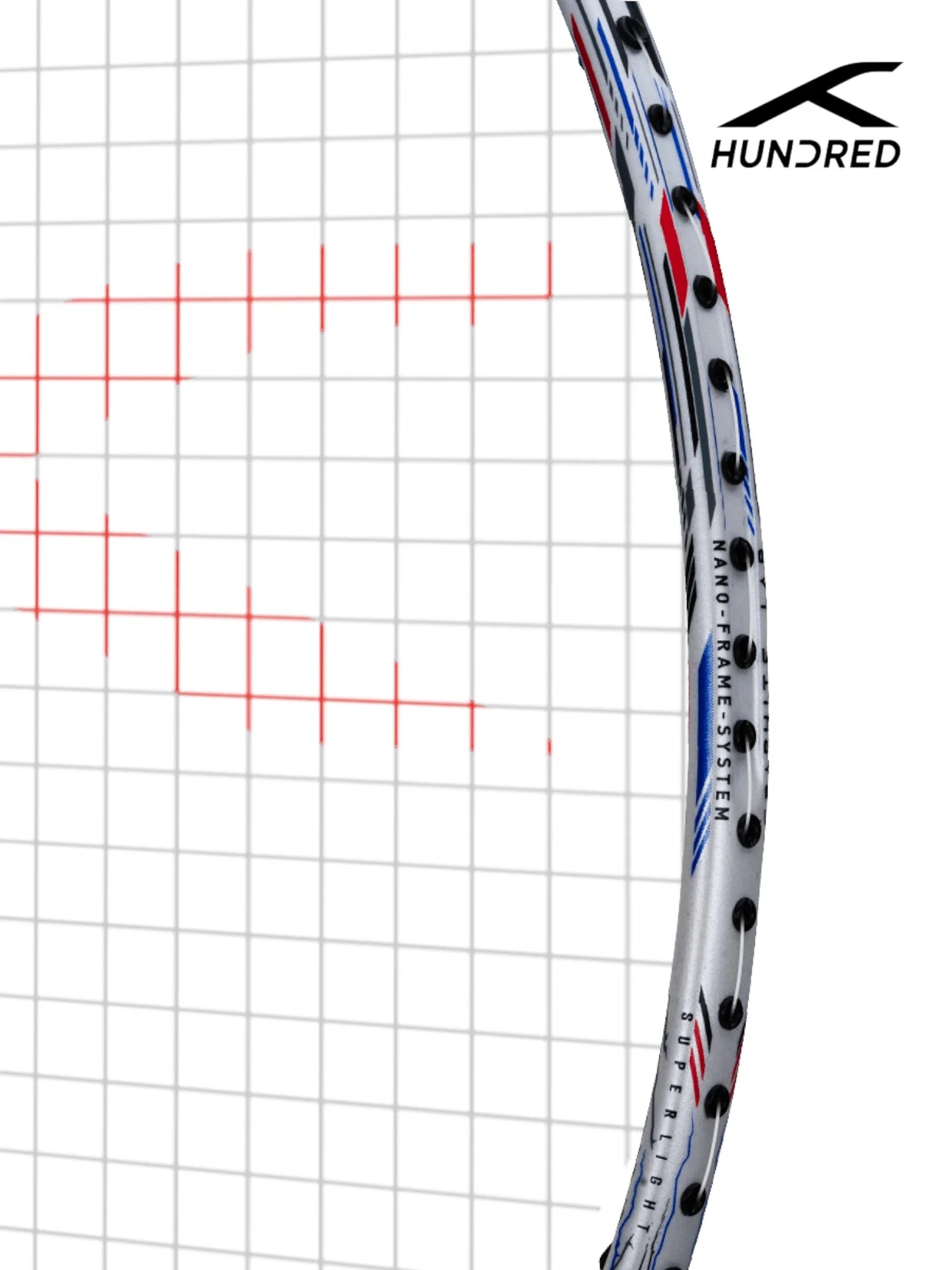 HUNDRED Super Storm Badminton Racquet