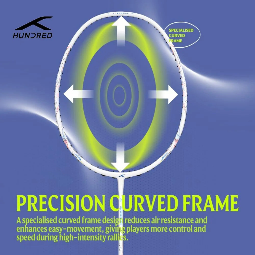 HUNDRED X-Warrior Badminton Racquet