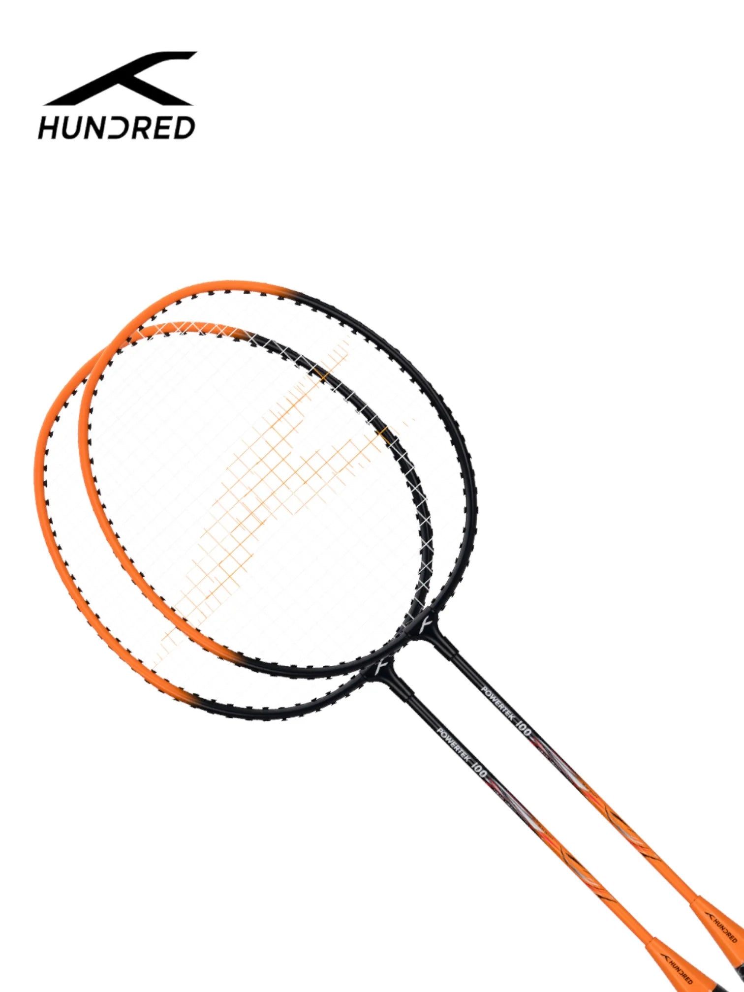 HUNDRED PowerTek 100 Badminton Racquet Set (Pack of 2 Racquets)