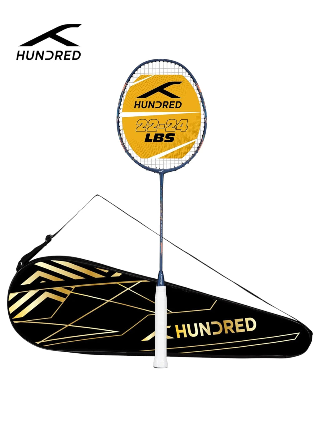 HUNDRED PowerTek Force Badminton Racquet