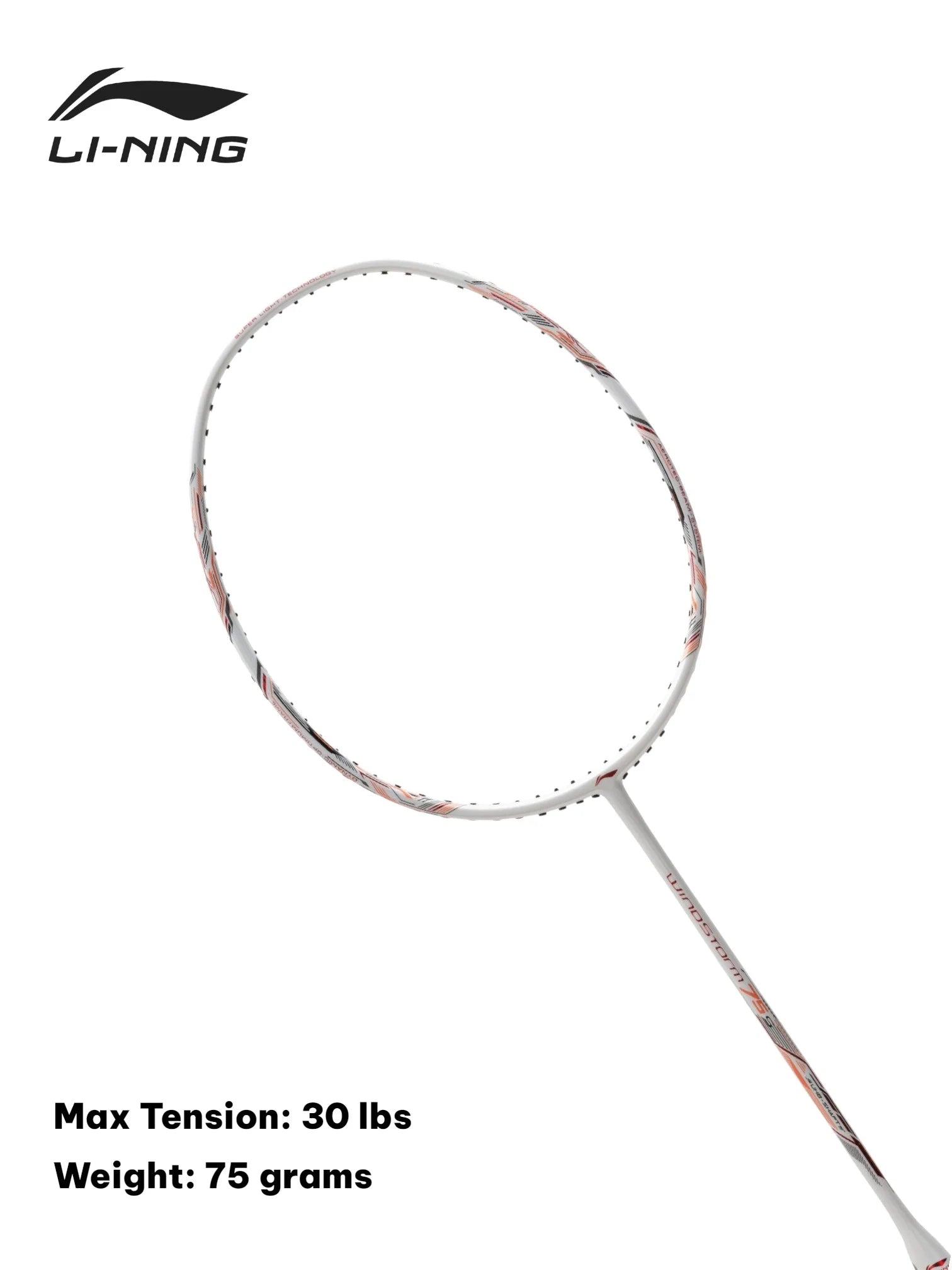 Li-Ning Windstorm 75 S Badminton Racquet