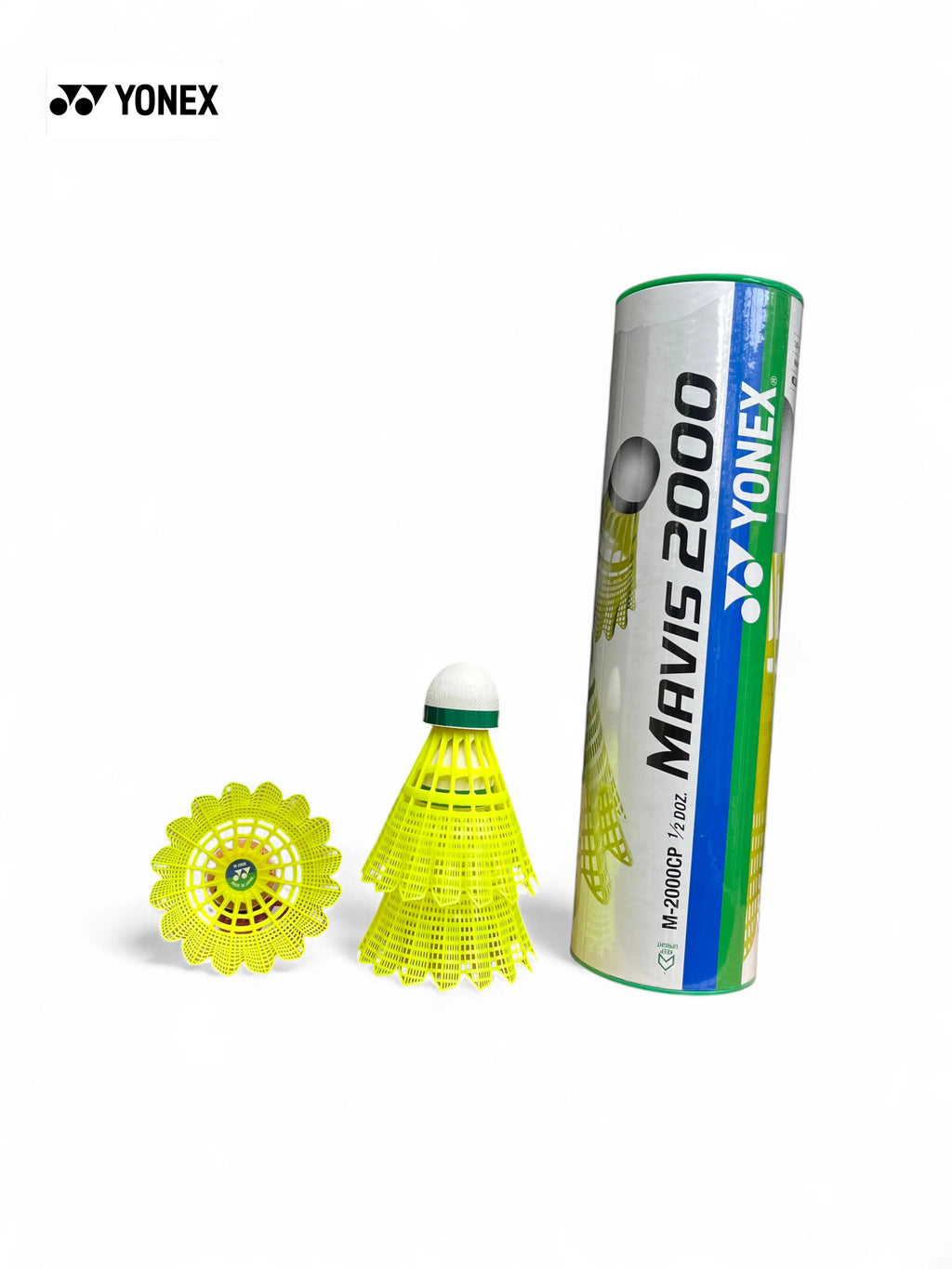 YONEX Mavis 2000 Nylon Shuttlecock (Green Yellow)
