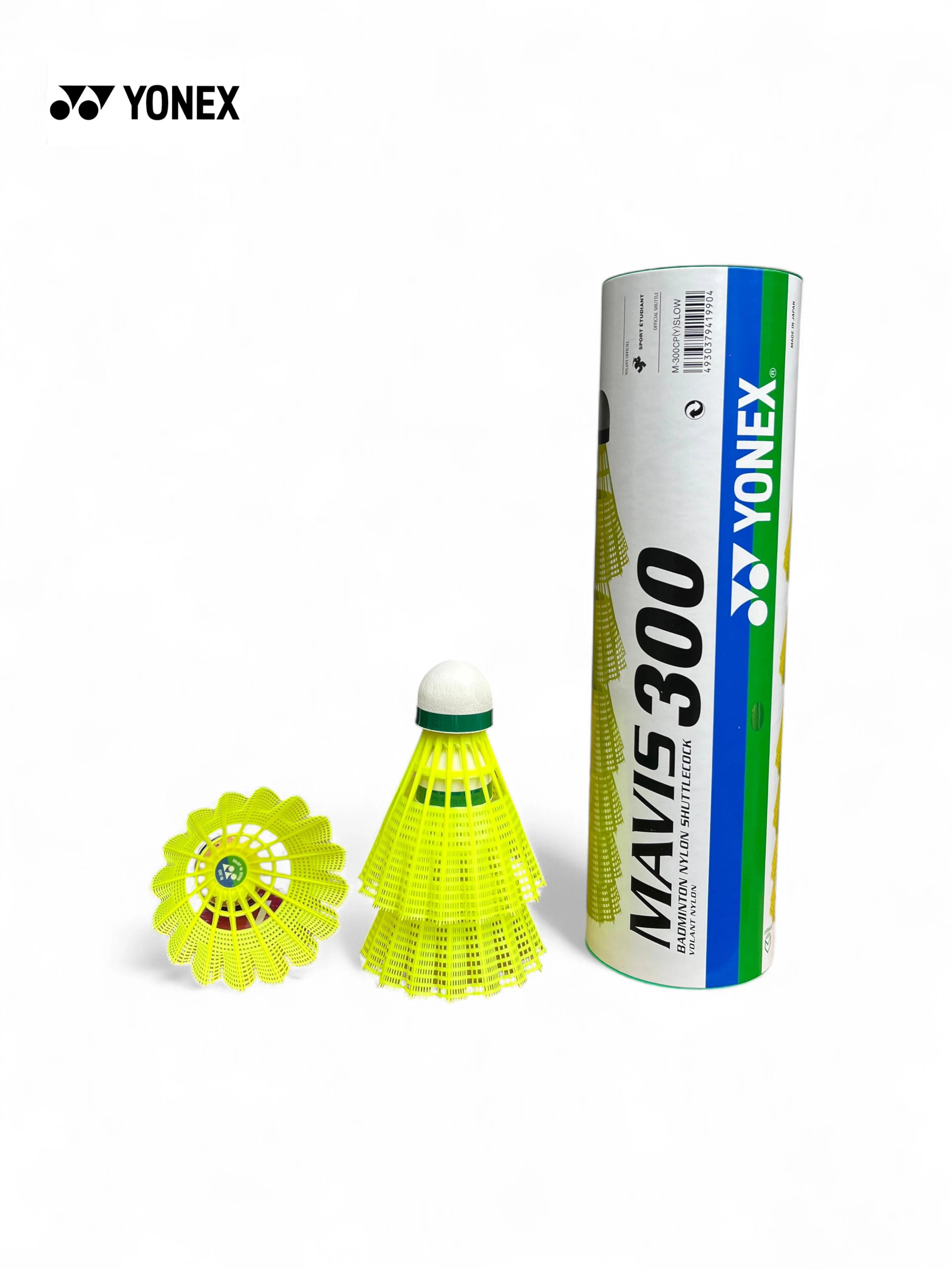 YONEX Mavis 300 Nylon Shuttle Cock (Green Yellow)