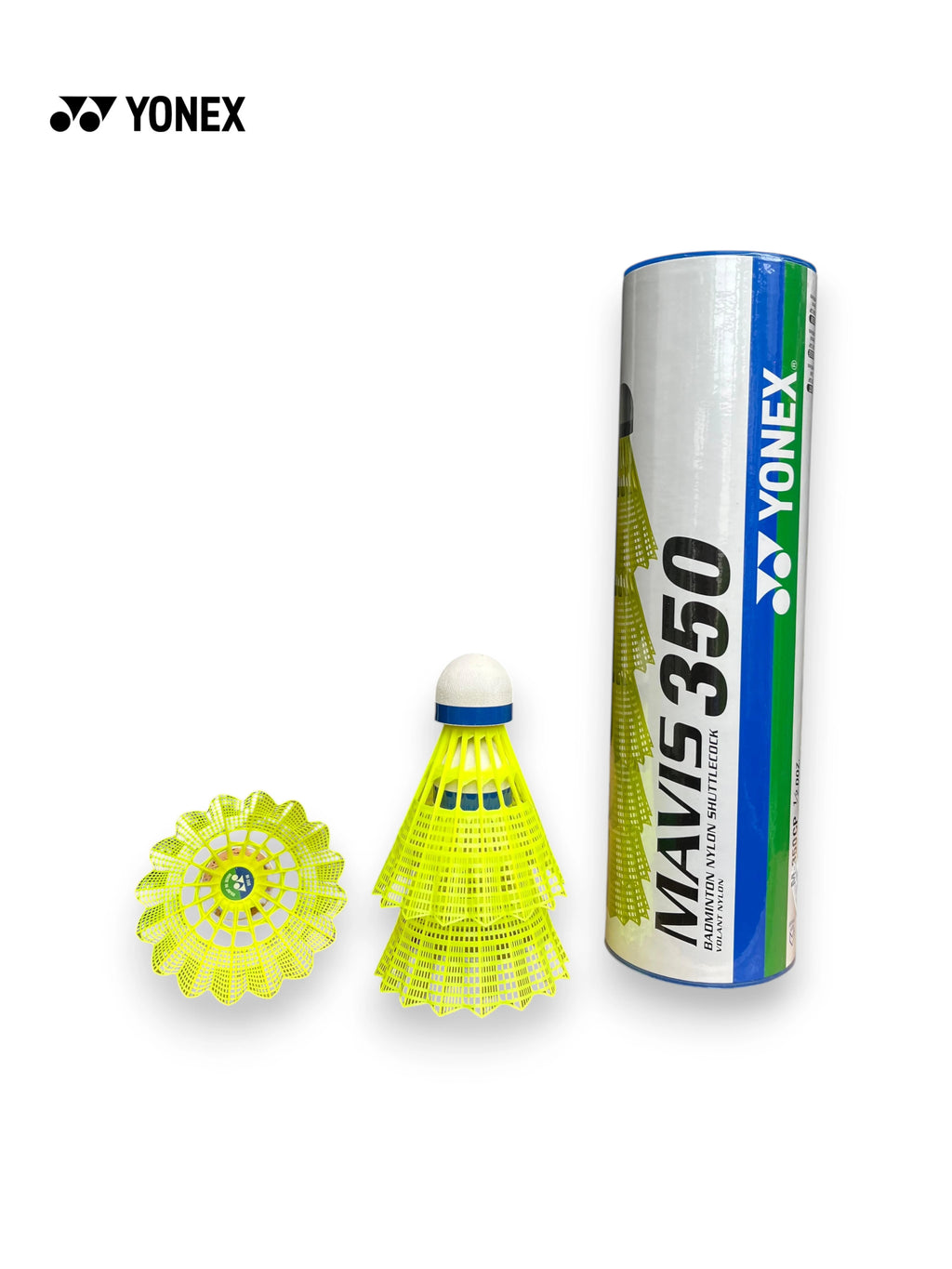 YONEX Mavis 350 Nylon Shuttle Cock (Blue Yellow)