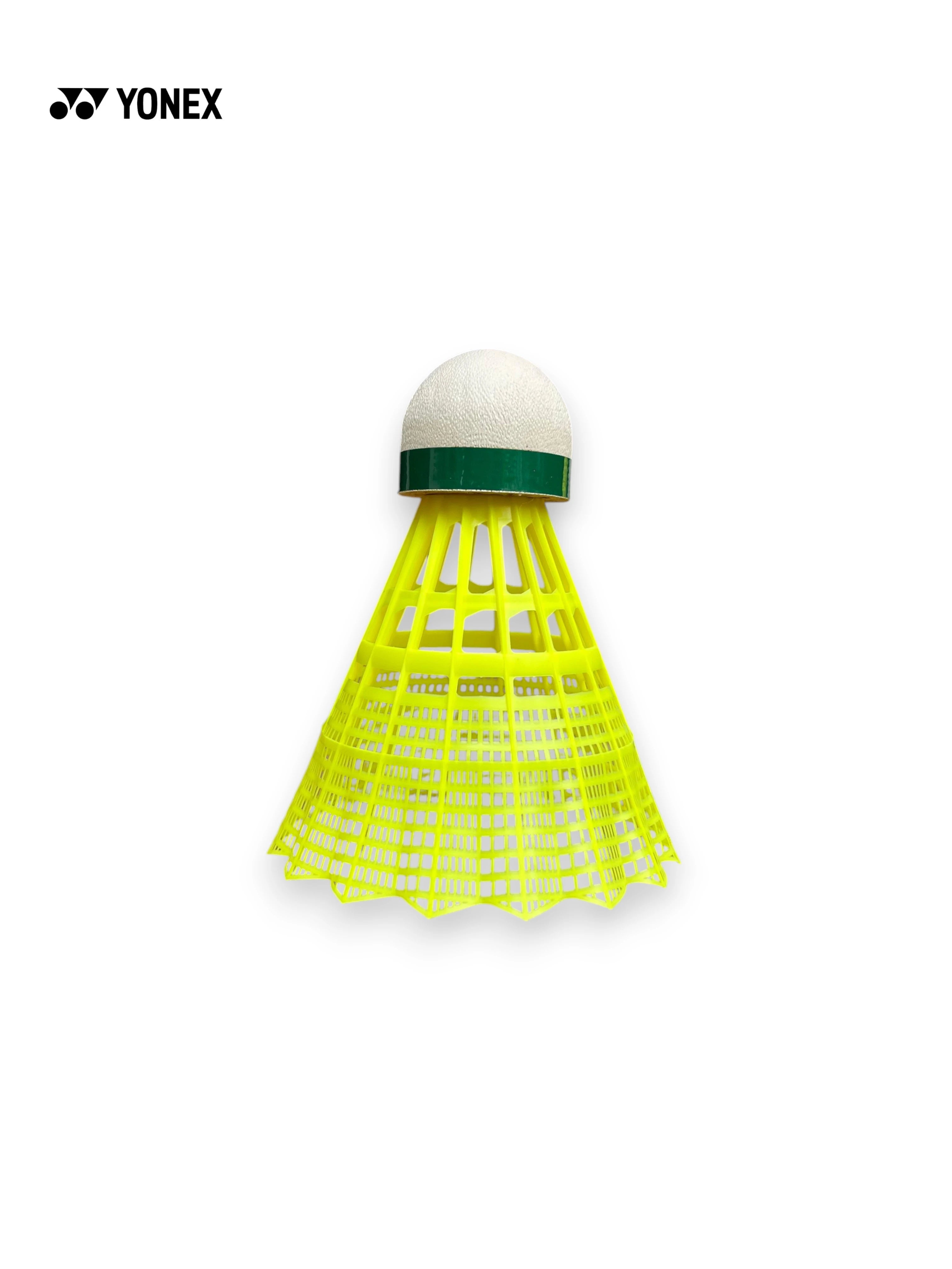 YONEX Mavis 500 Super Nylon Shuttle Cock (Green Yellow, Pack of 6)