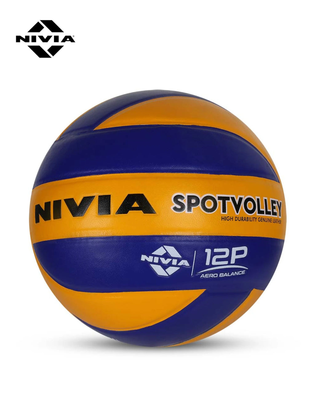 NIVIA SPOTVOLLEY VFI Approved Leather Match Volleyball