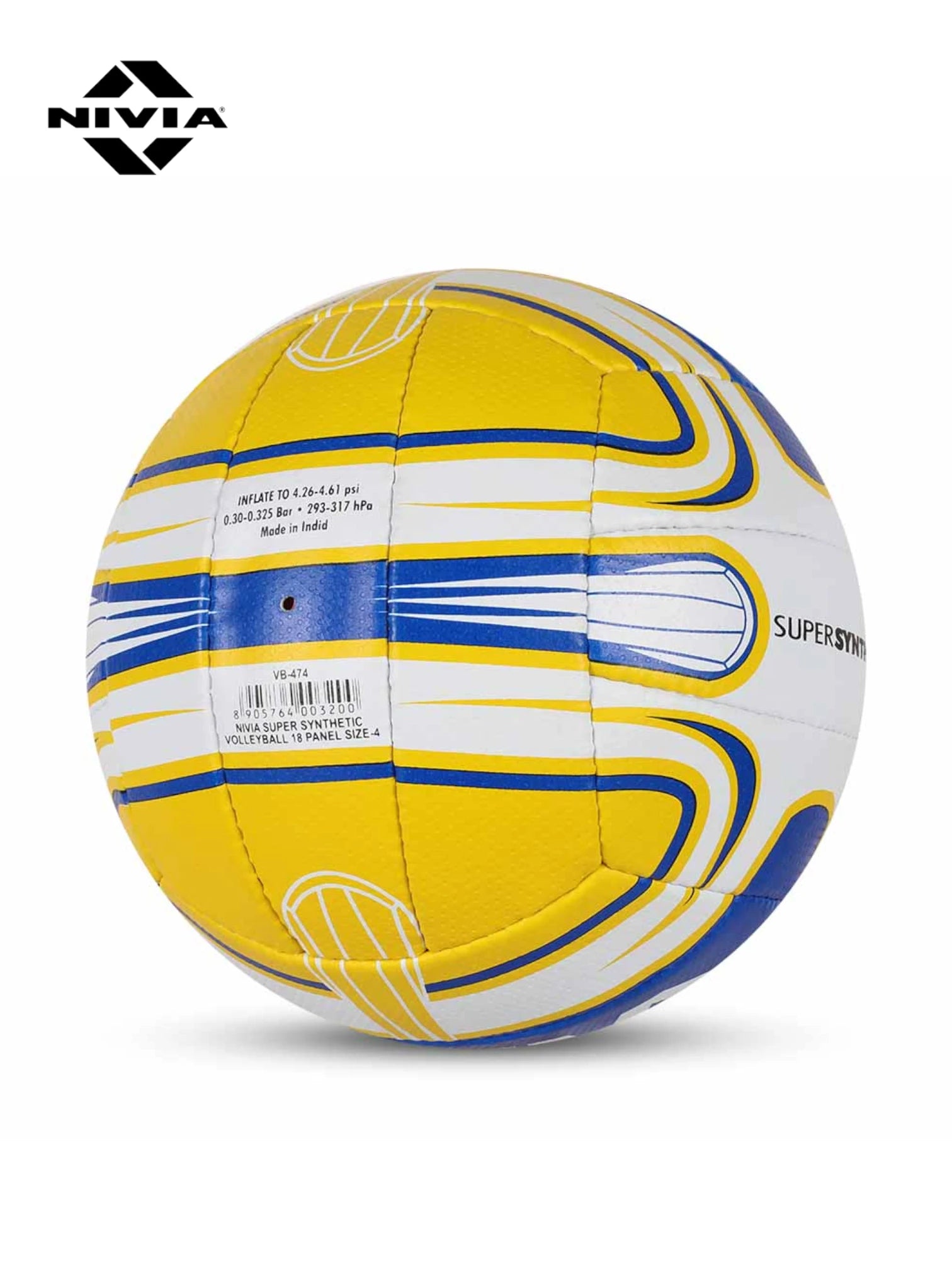 NIVIA Super Synthetic Hand-Stitched Volleyball
