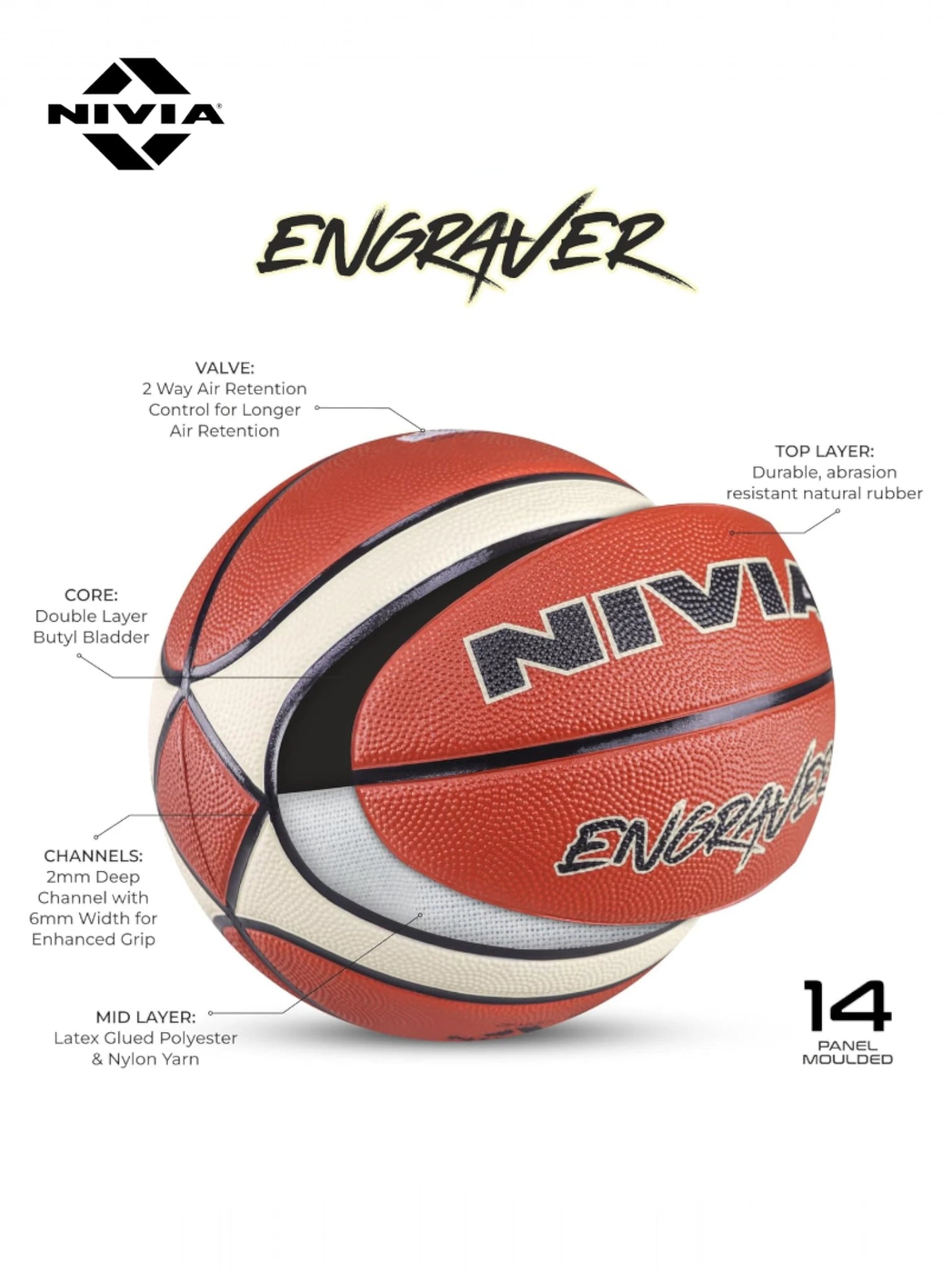 NIVIA Engraver Basketball
