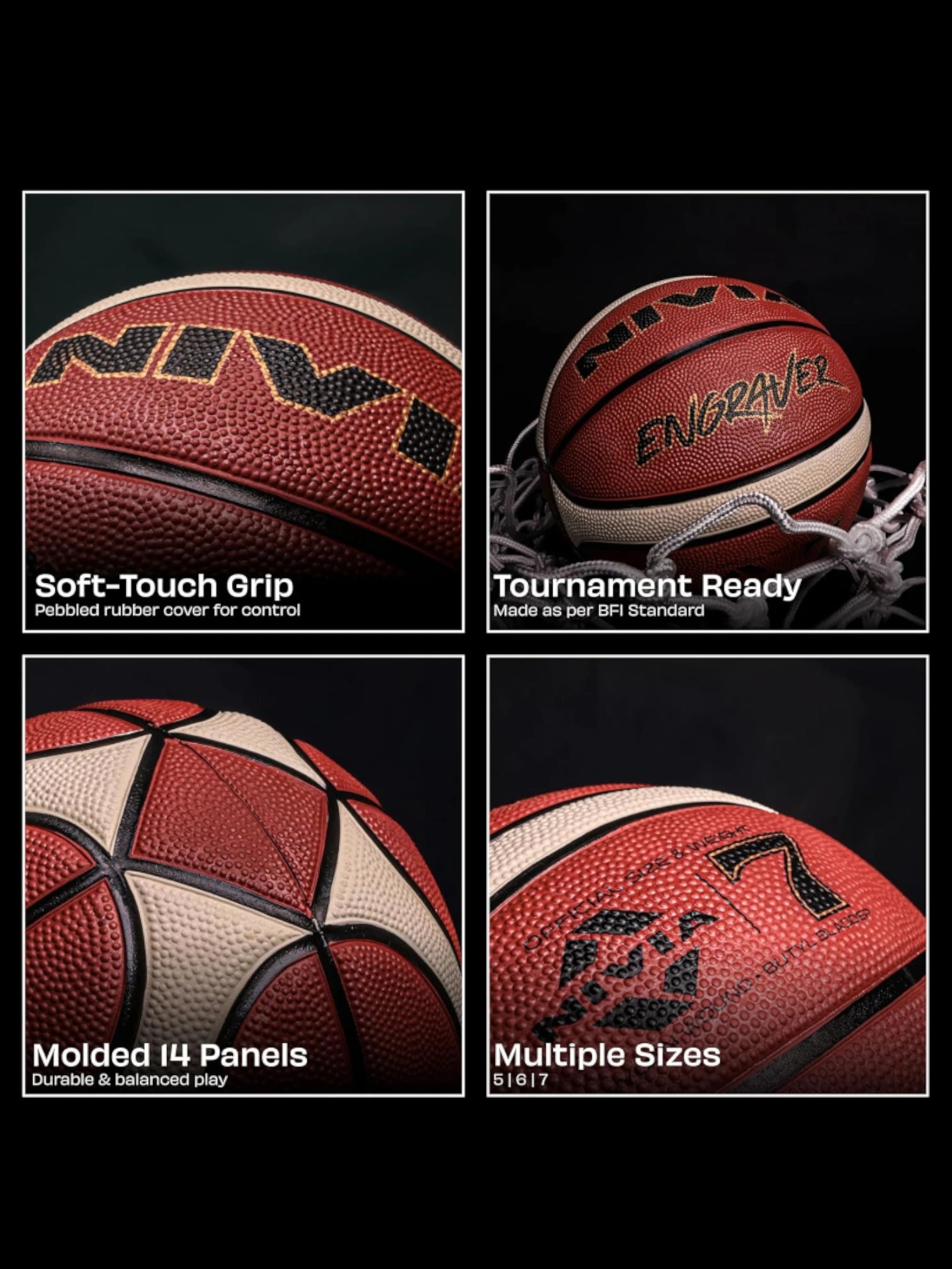 NIVIA Engraver Basketball