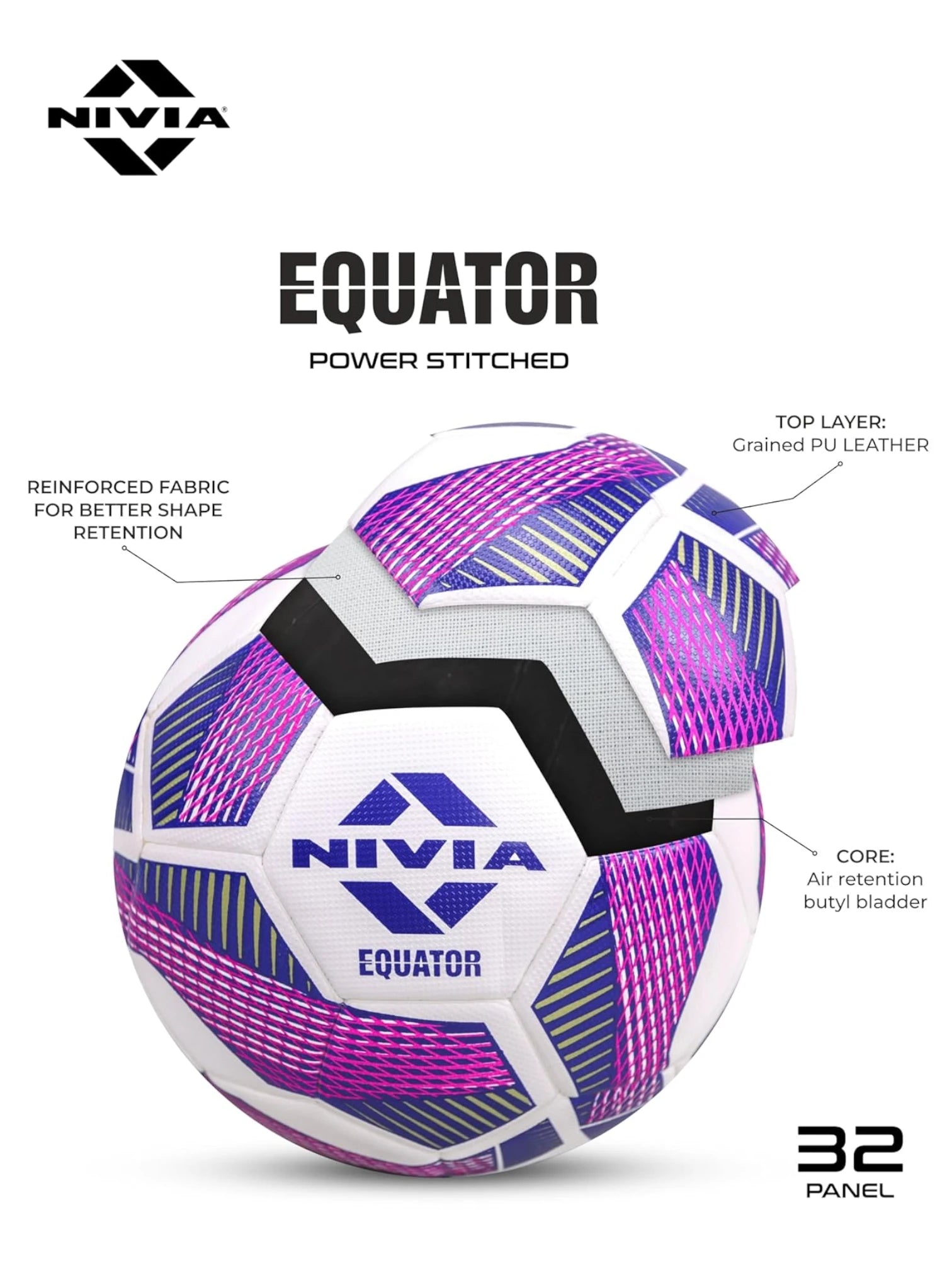 NIVIA Equator FIFA Quality Match Football