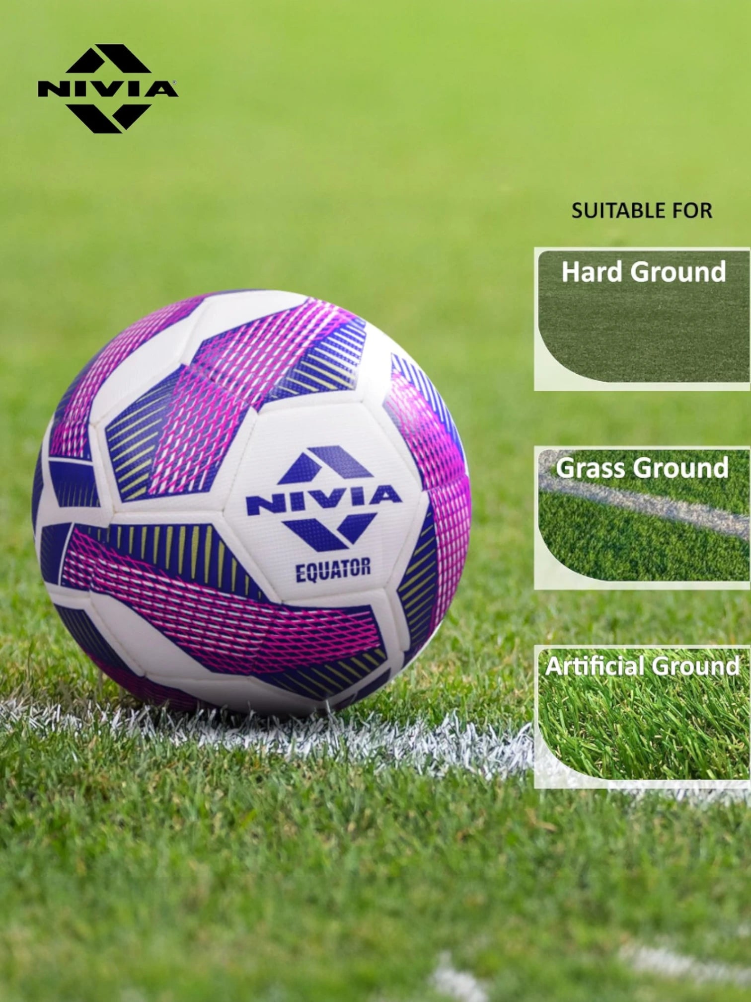 NIVIA Equator FIFA Quality Match Football