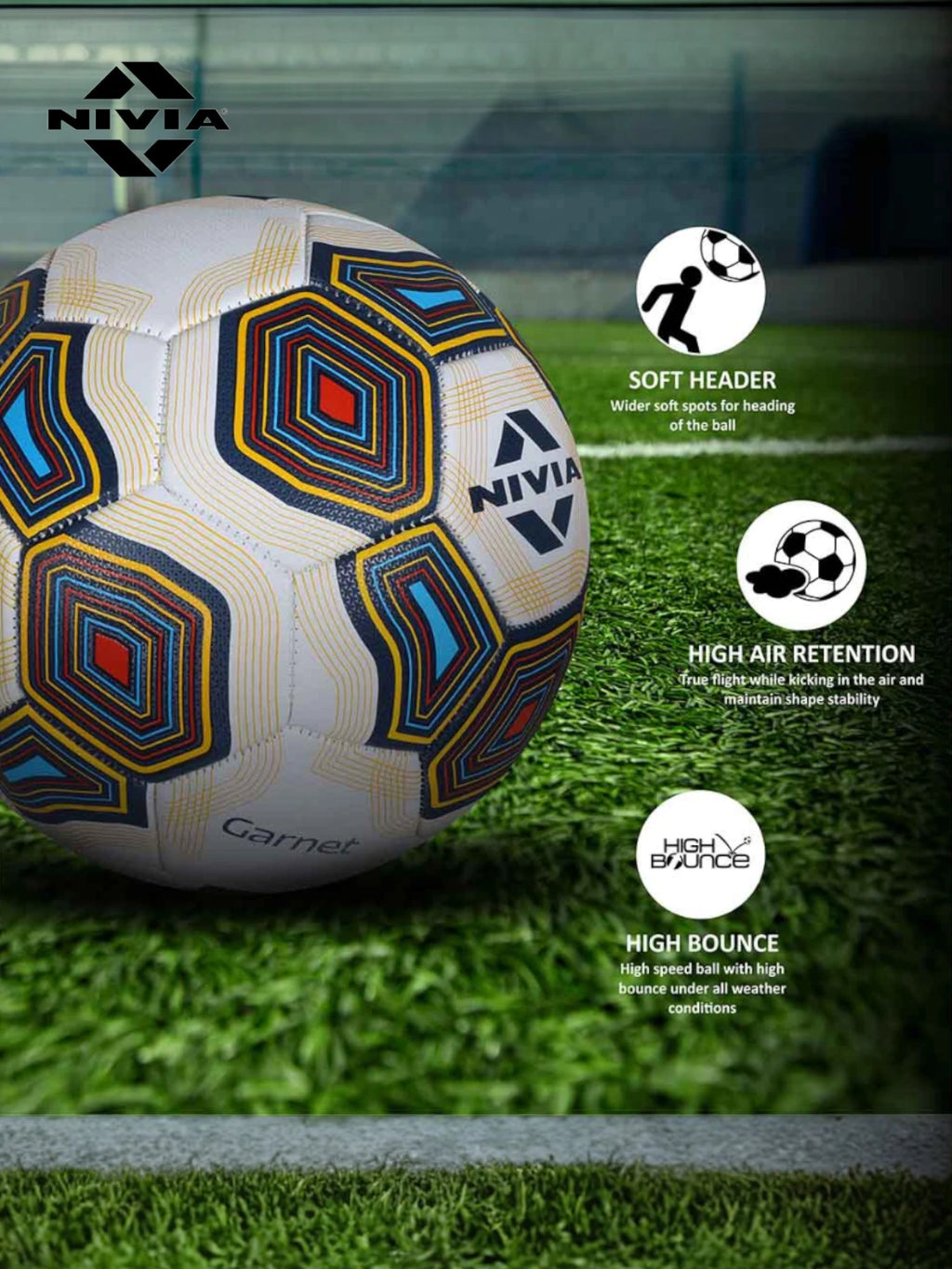 NIVIA Garnet All-Purpose Training Football