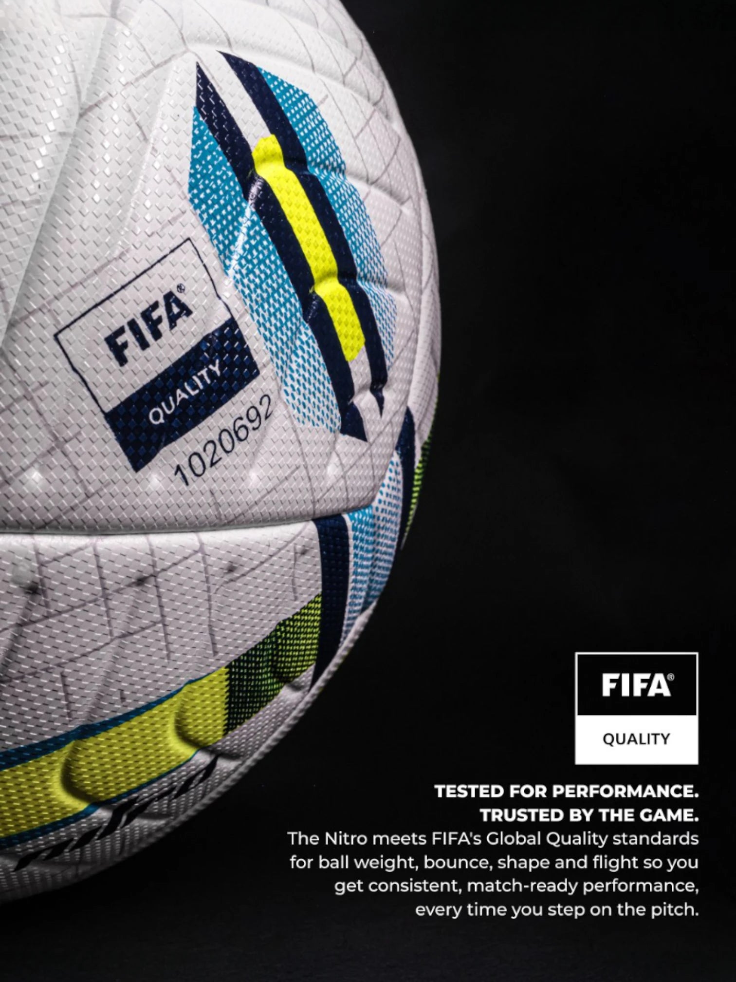 NIVIA NITRO FIFA Certified Match Football