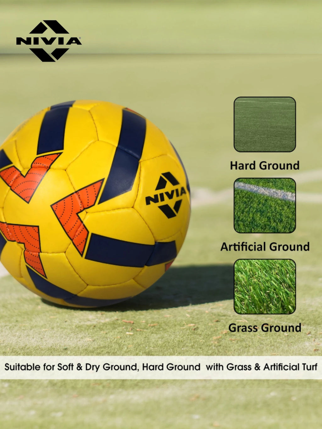 NIVIA Super Synthetic Entry-Level Practice football