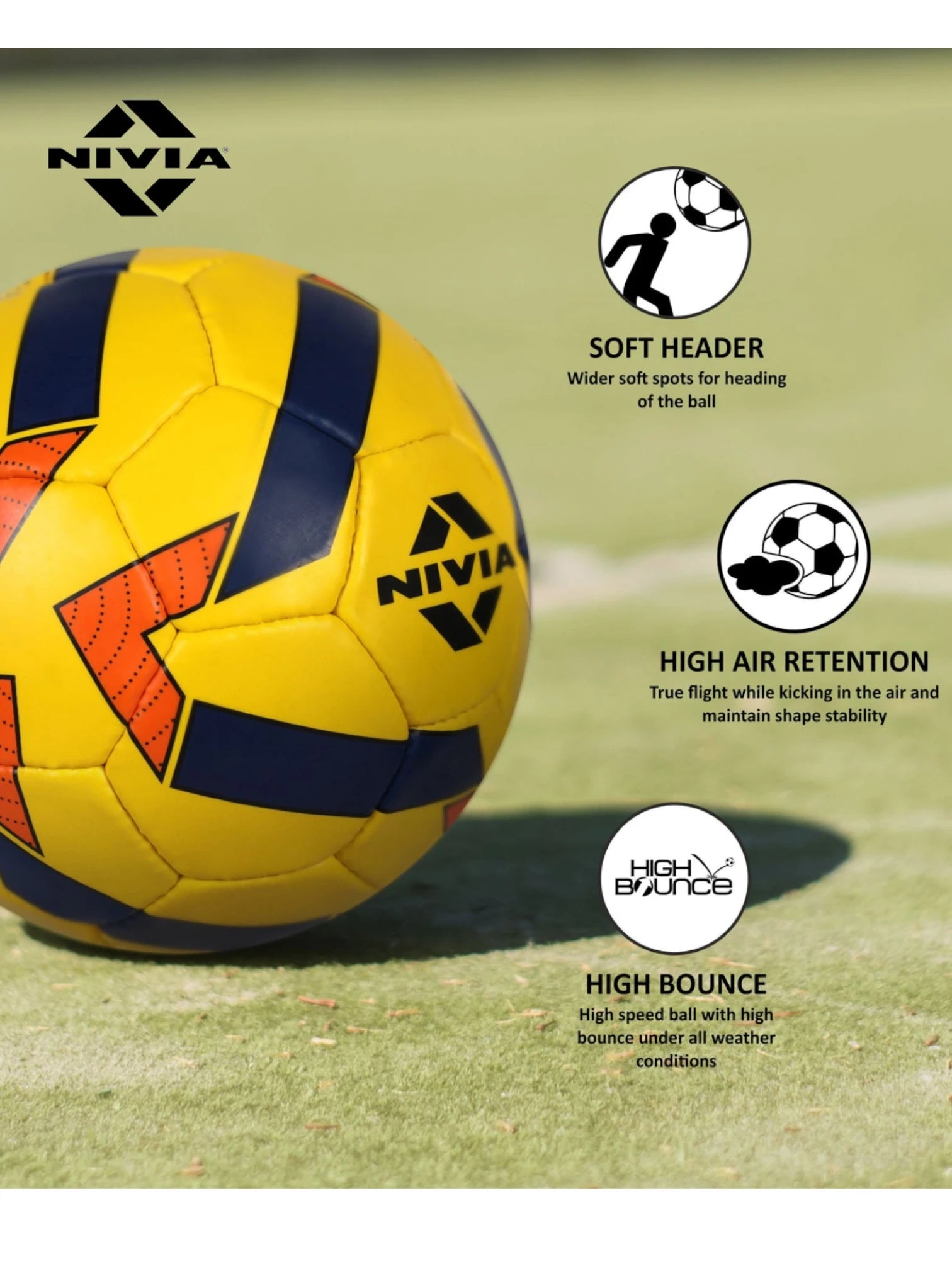 NIVIA Super Synthetic Entry-Level Practice football