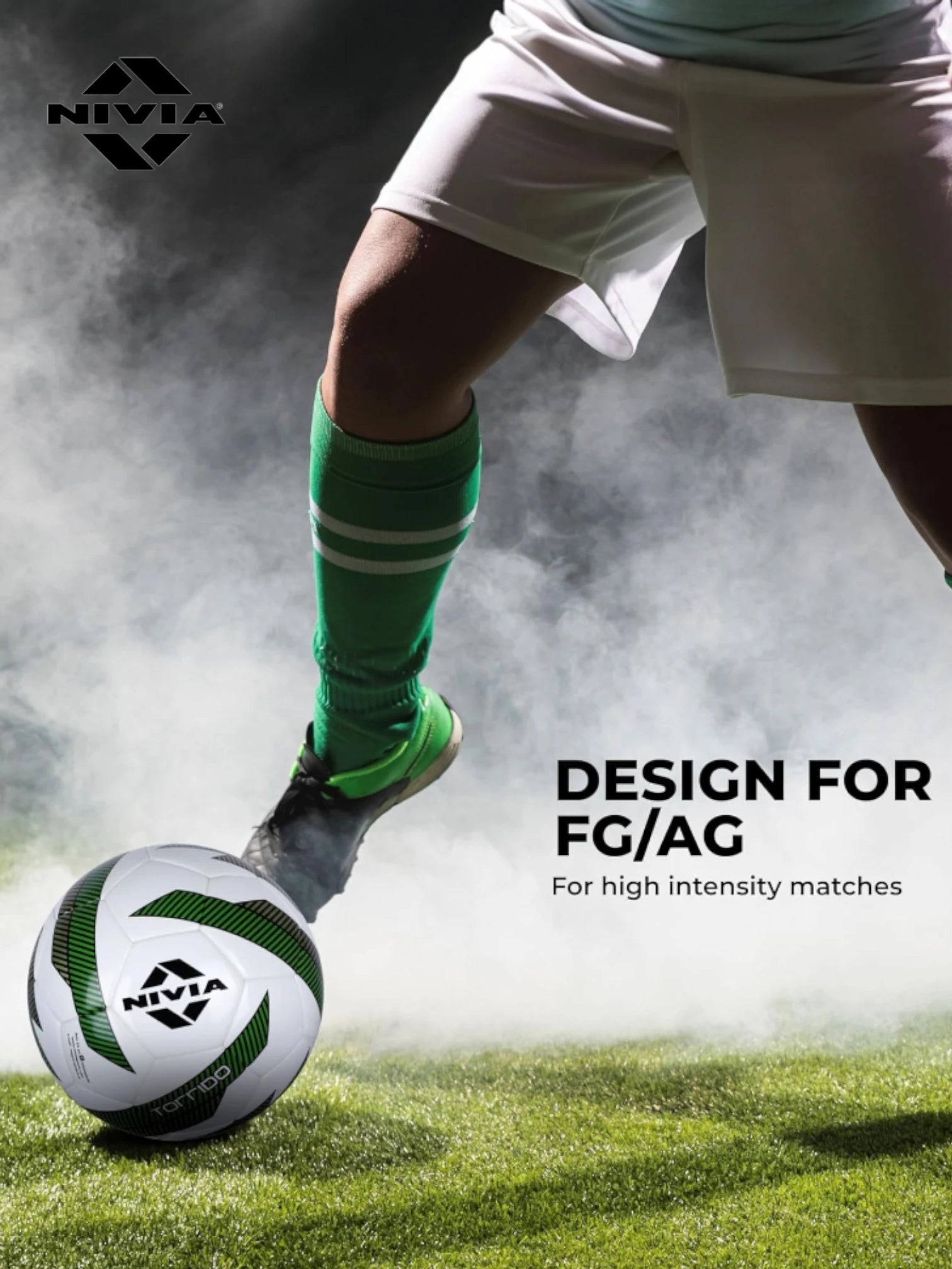 NIVIA Torrido 2.0 Thermo bonded Match Football