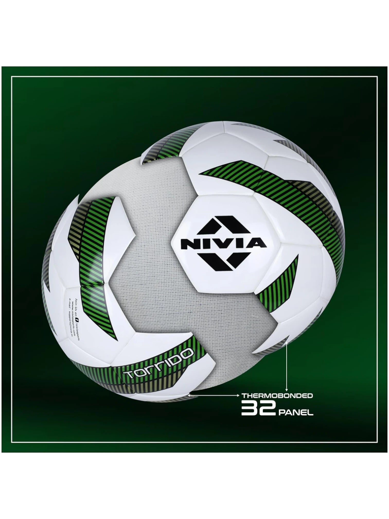NIVIA Torrido 2.0 Thermo bonded Match Football