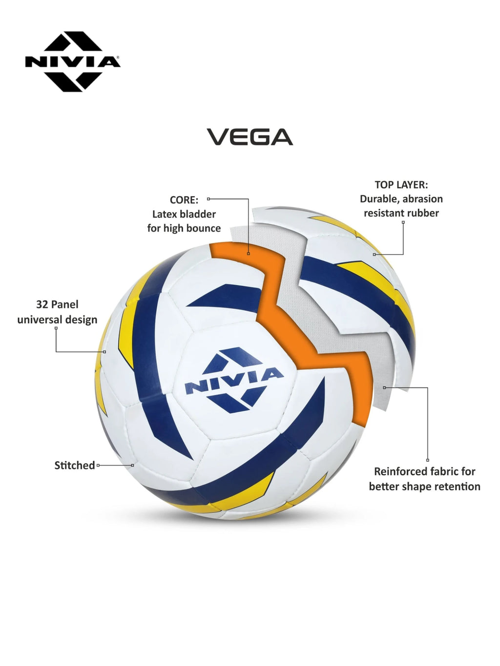 NIVIA Vega Football