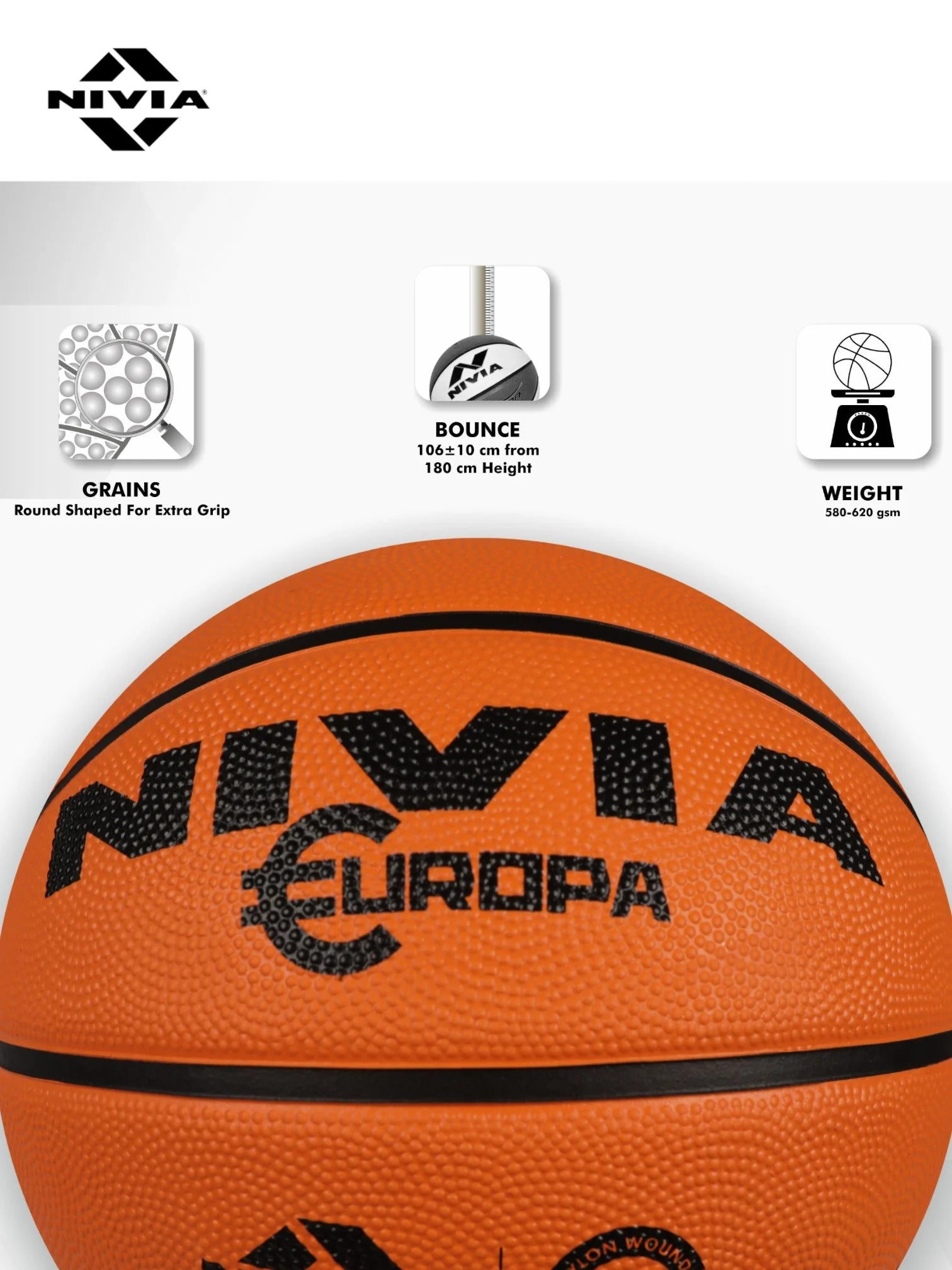 NIVIA Europa Beginner Basketball