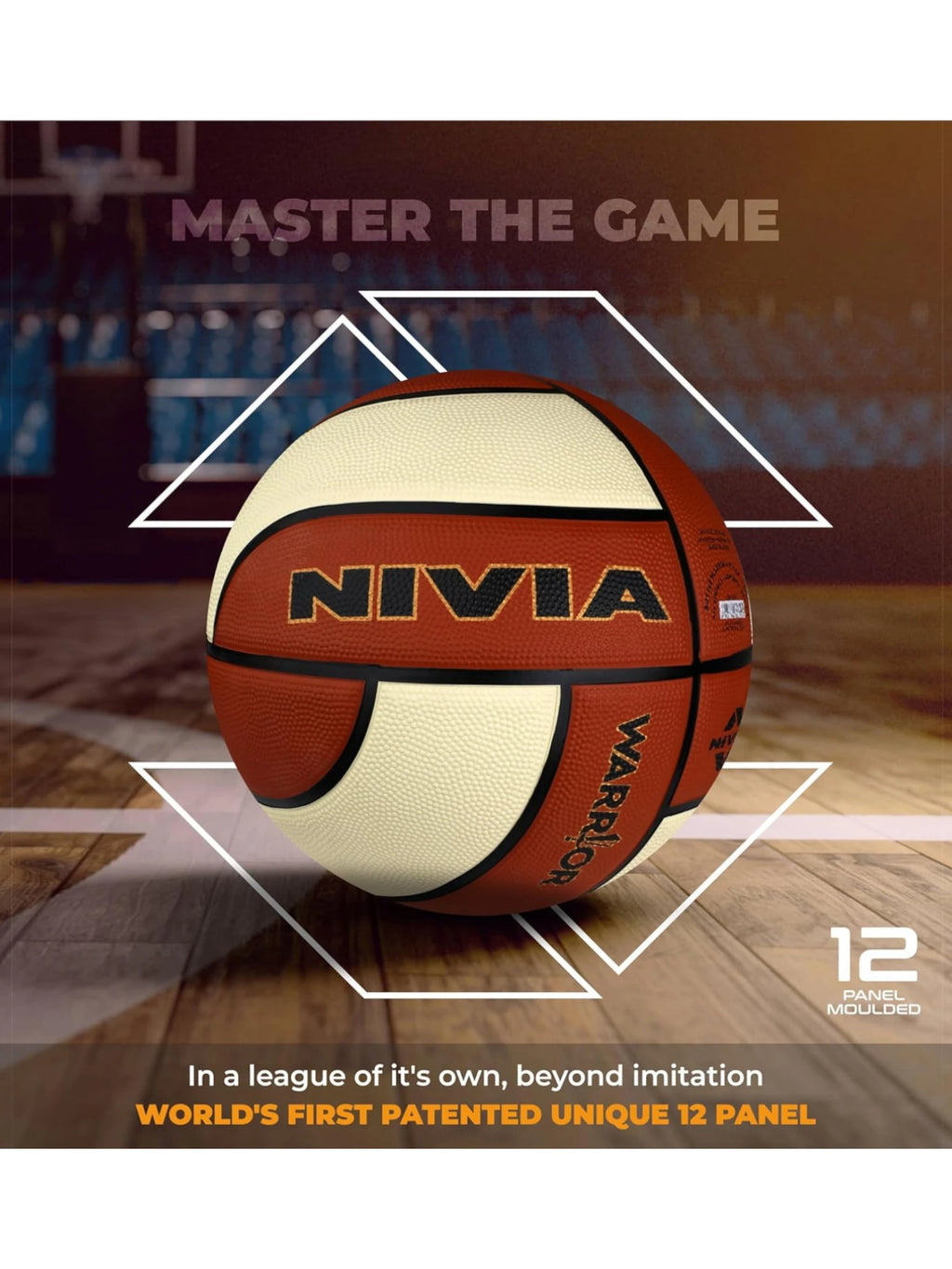 NIVIA Warrior 12-Panel Match Basketball