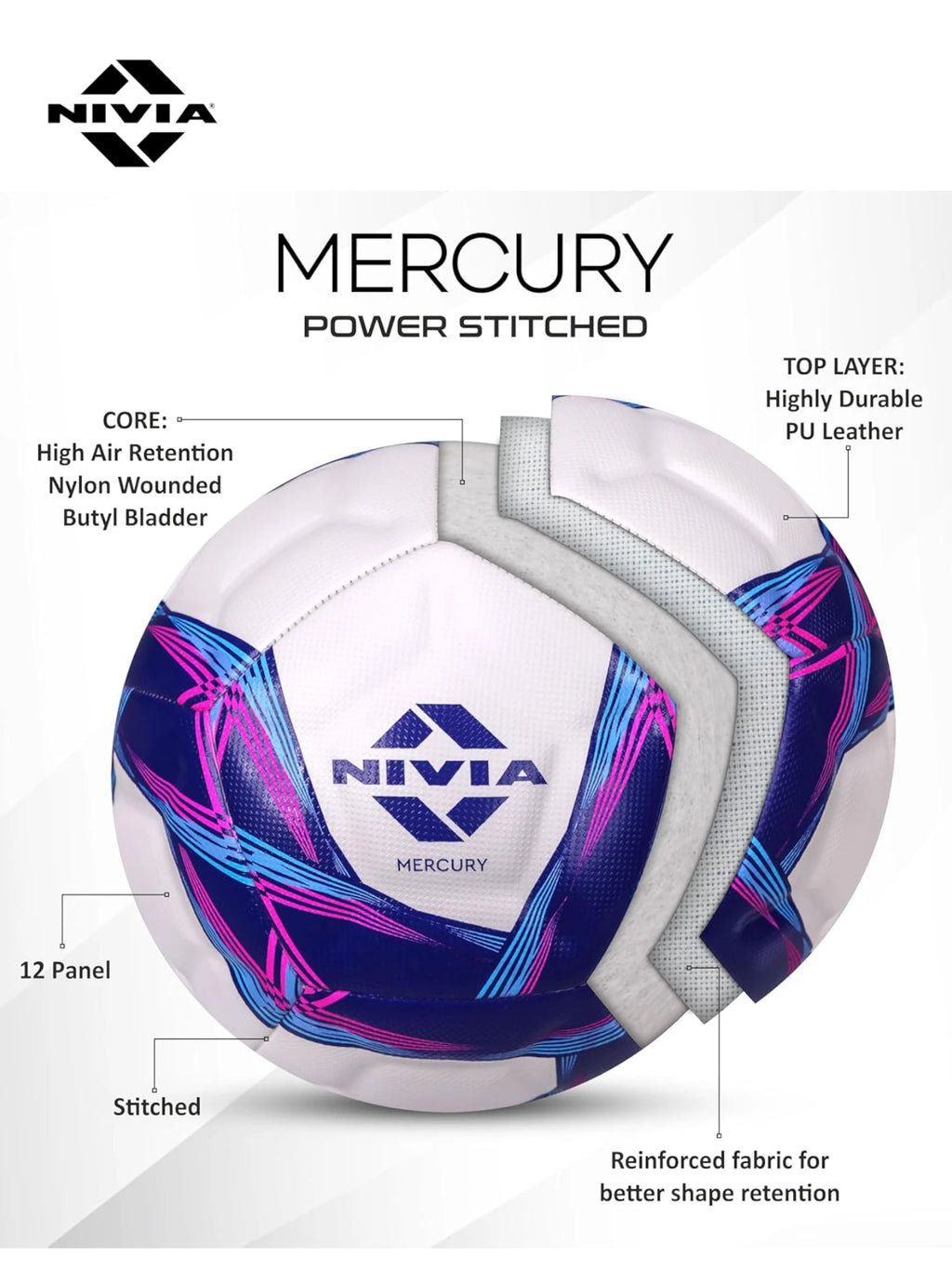 NIVIA Mercury Football