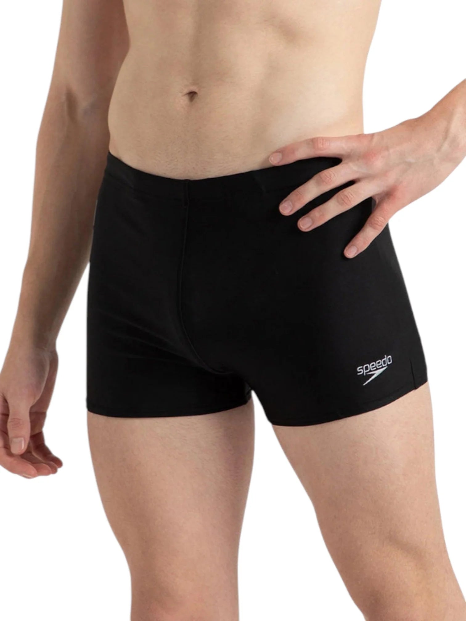 SPEEDO Men's Endurance10 Graphic Print Essential Aquashort - Black/Elephant
