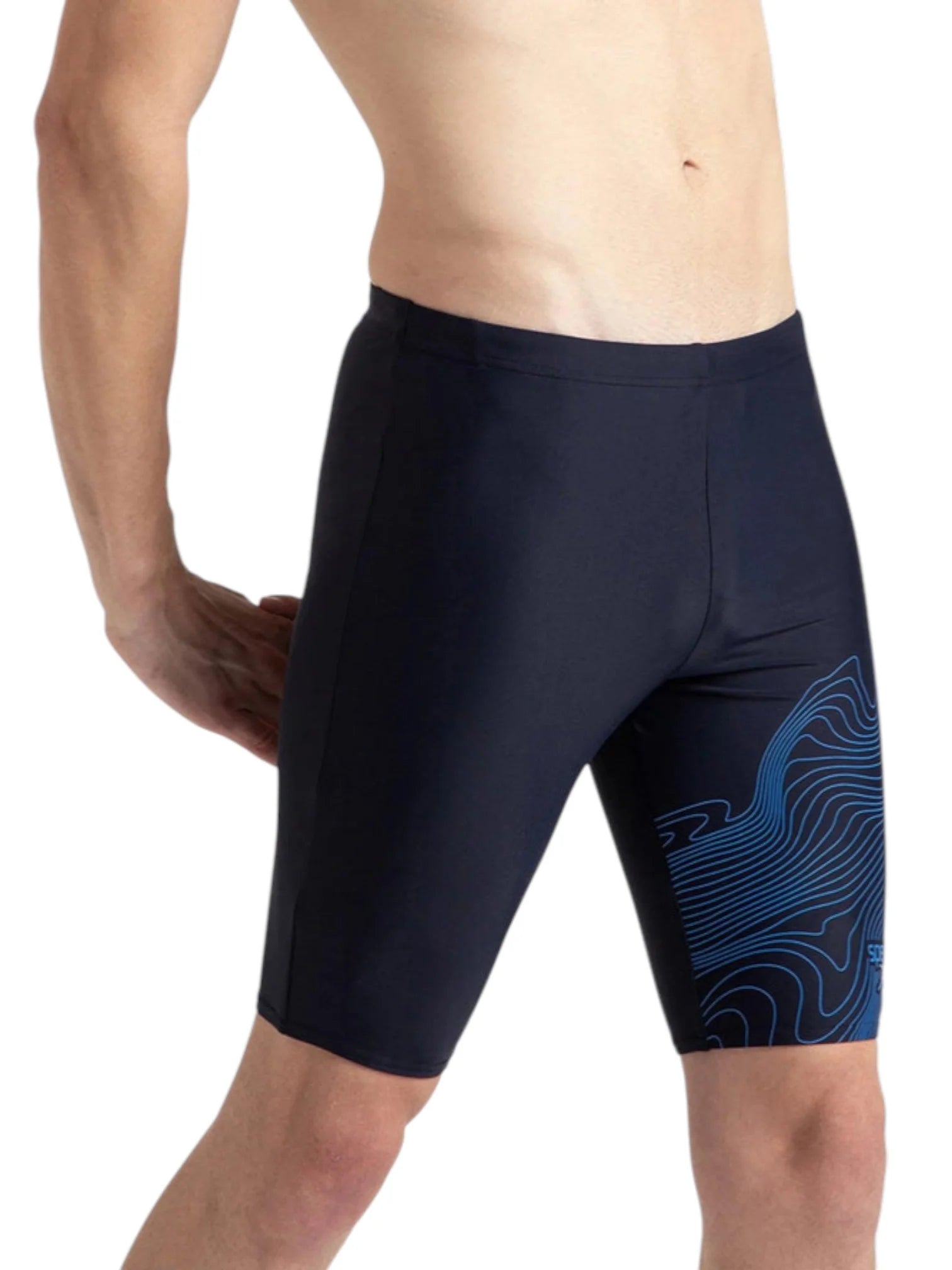 SPEEDO Men's Endurance10 Tide Print Sports Gala Logo Jammer Swimwear