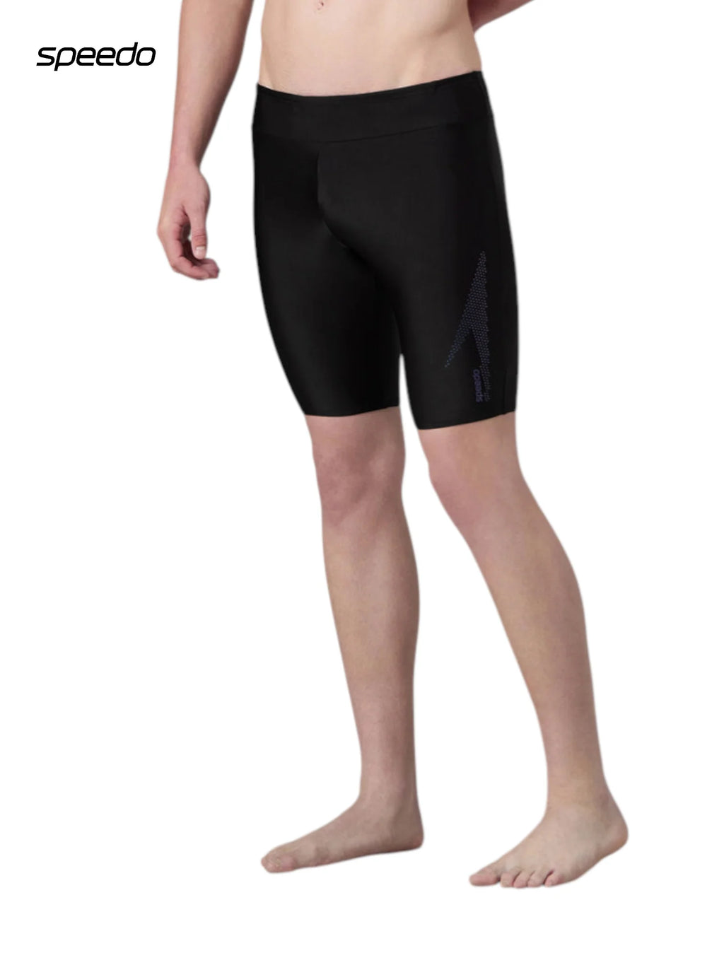 SPEEDO Men's Endurance10 printed Houston Jammer Swimwear - Black