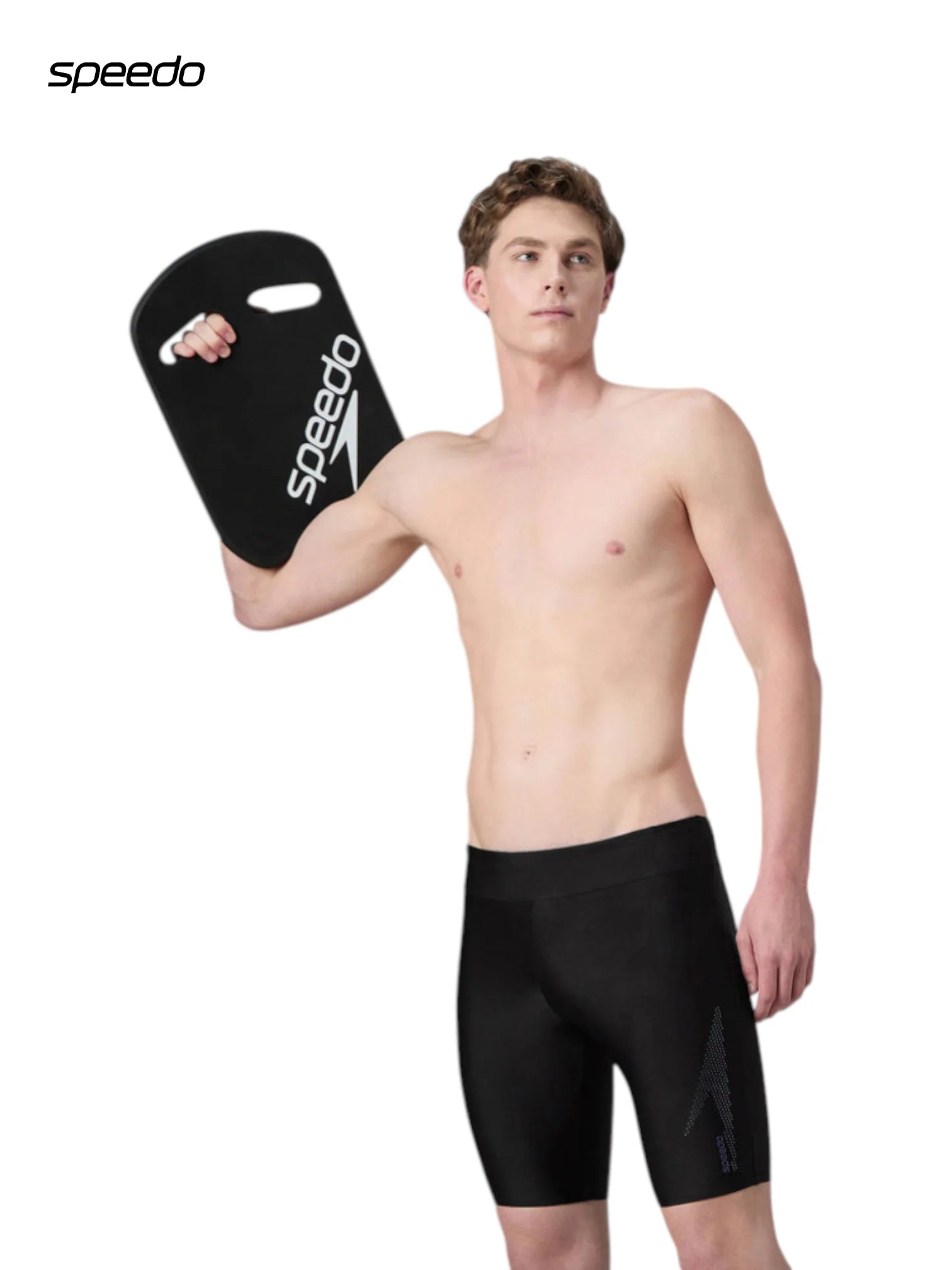 SPEEDO Men's Endurance10 printed Houston Jammer Swimwear - Black