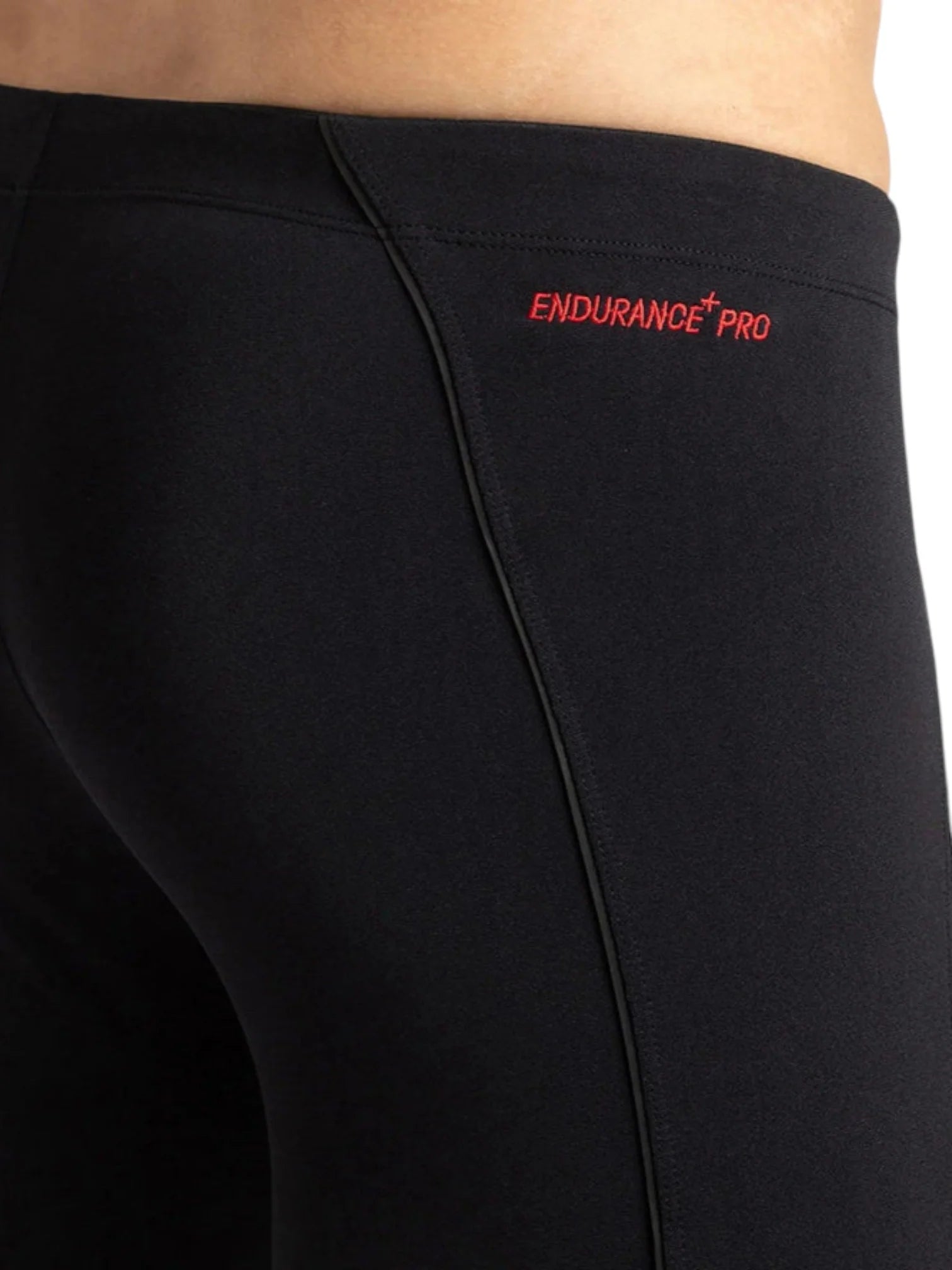 SPEEDO Men's Endurance+ Eco End+ Mid Jammer Swimwear - Black/Fed Red