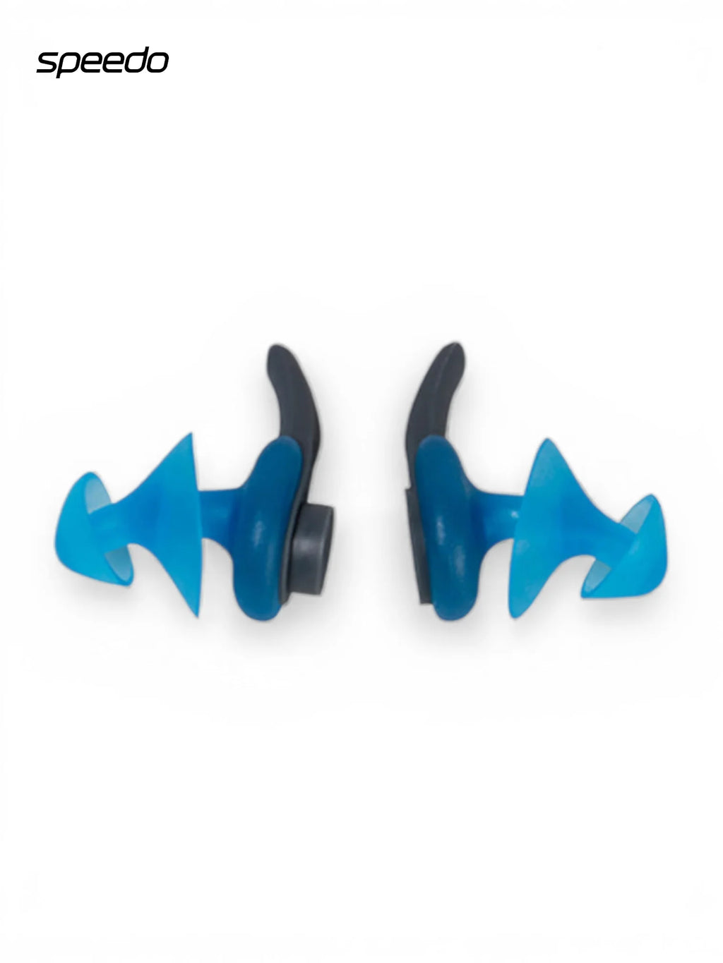 SPEEDO Unisex Adult Biofuse Secure Fit Ergonomic Design Swimming Ear Plugs - Blue/Grey