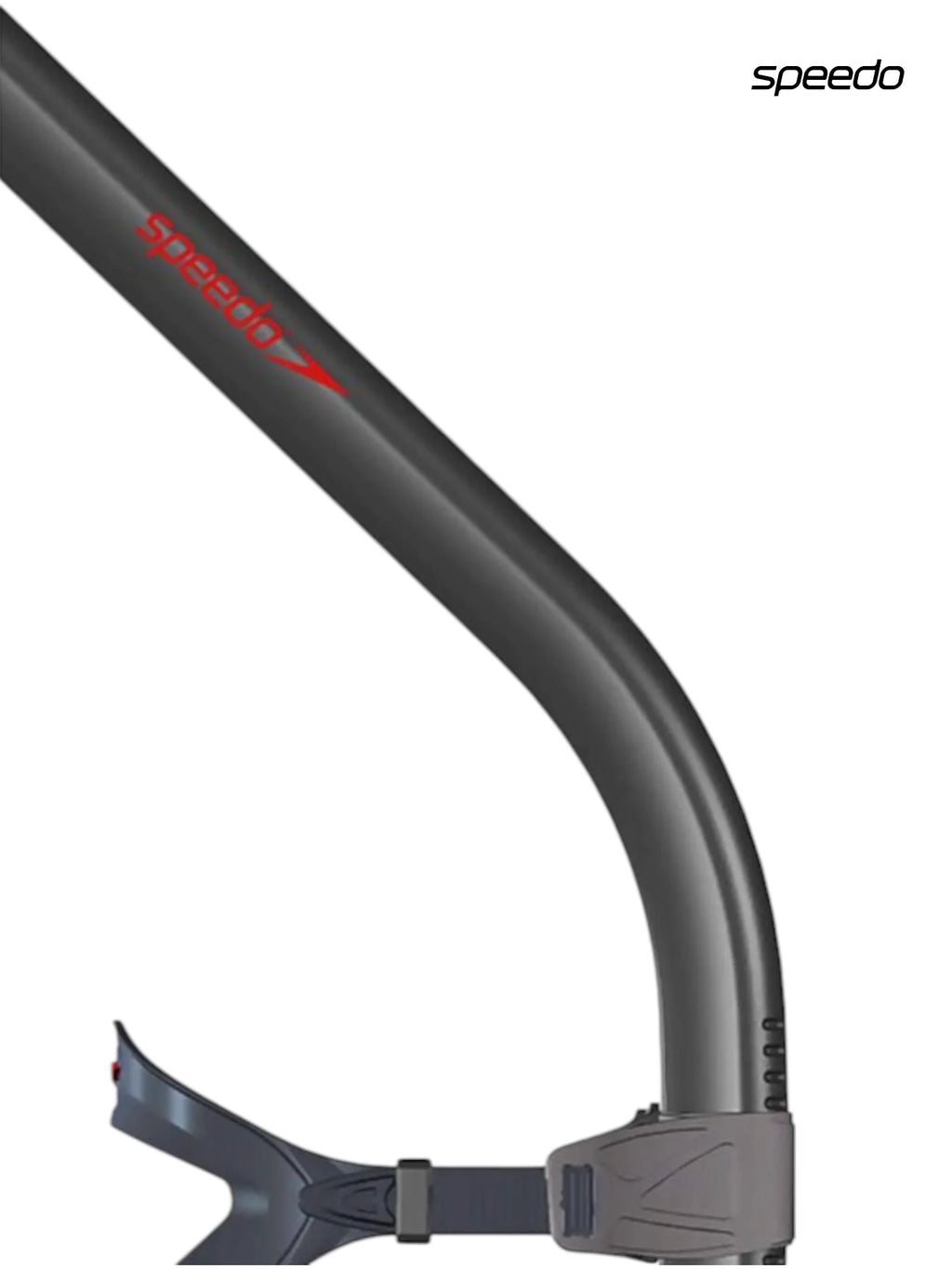 SPEEDO Unisex Adult Bullet Head Centre Snorkel - Black/Smoke