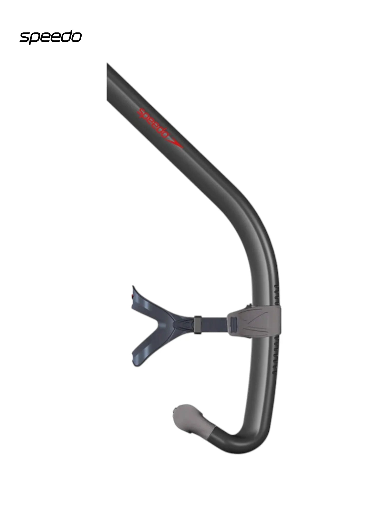 SPEEDO Unisex Adult Bullet Head Centre Snorkel - Black/Smoke