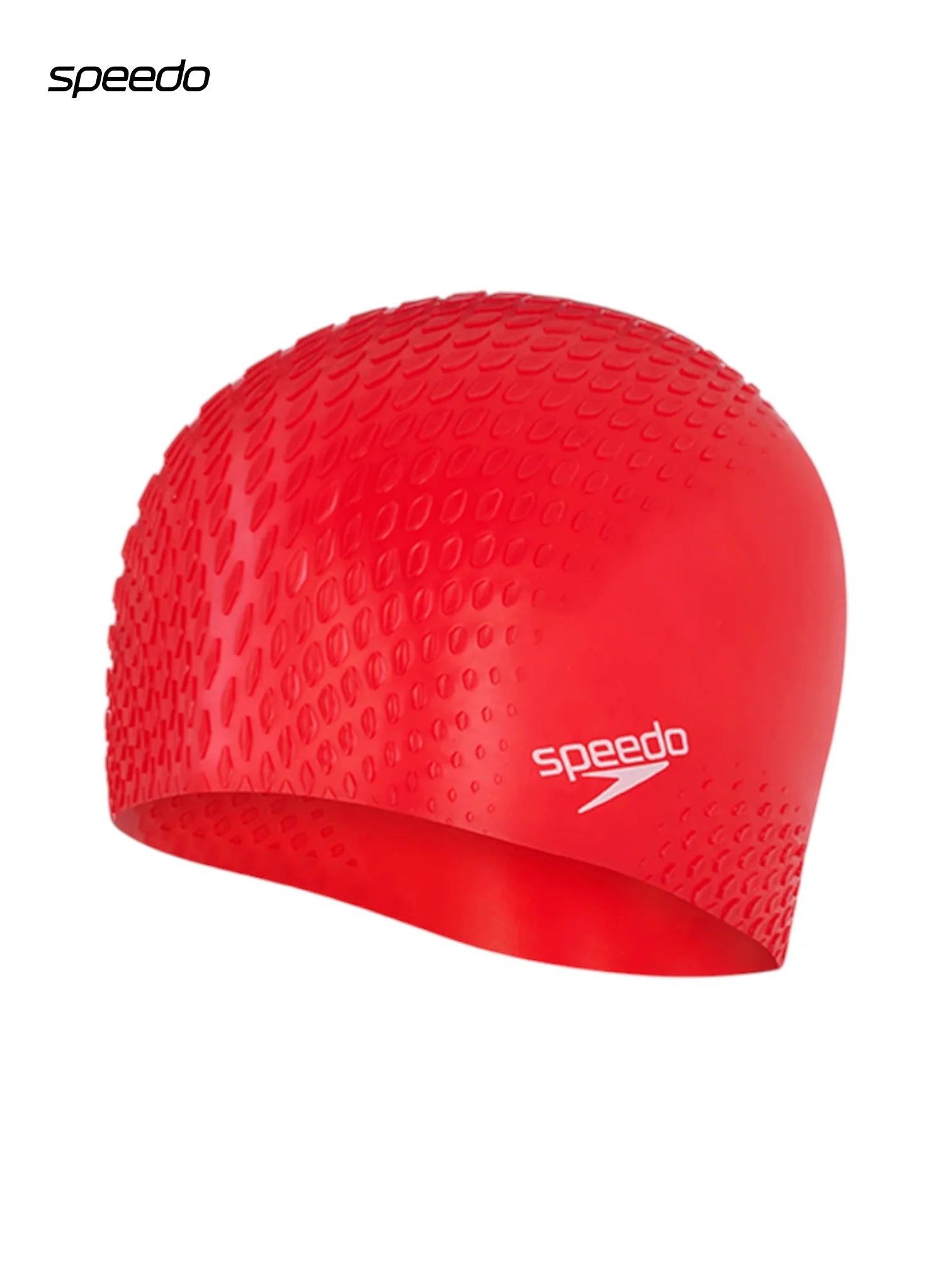 SPEEDO Unisex Bubble Active+ Swimming Cap | Chlorine-Resistant & Snag-Free Swim Cap for Men & Women