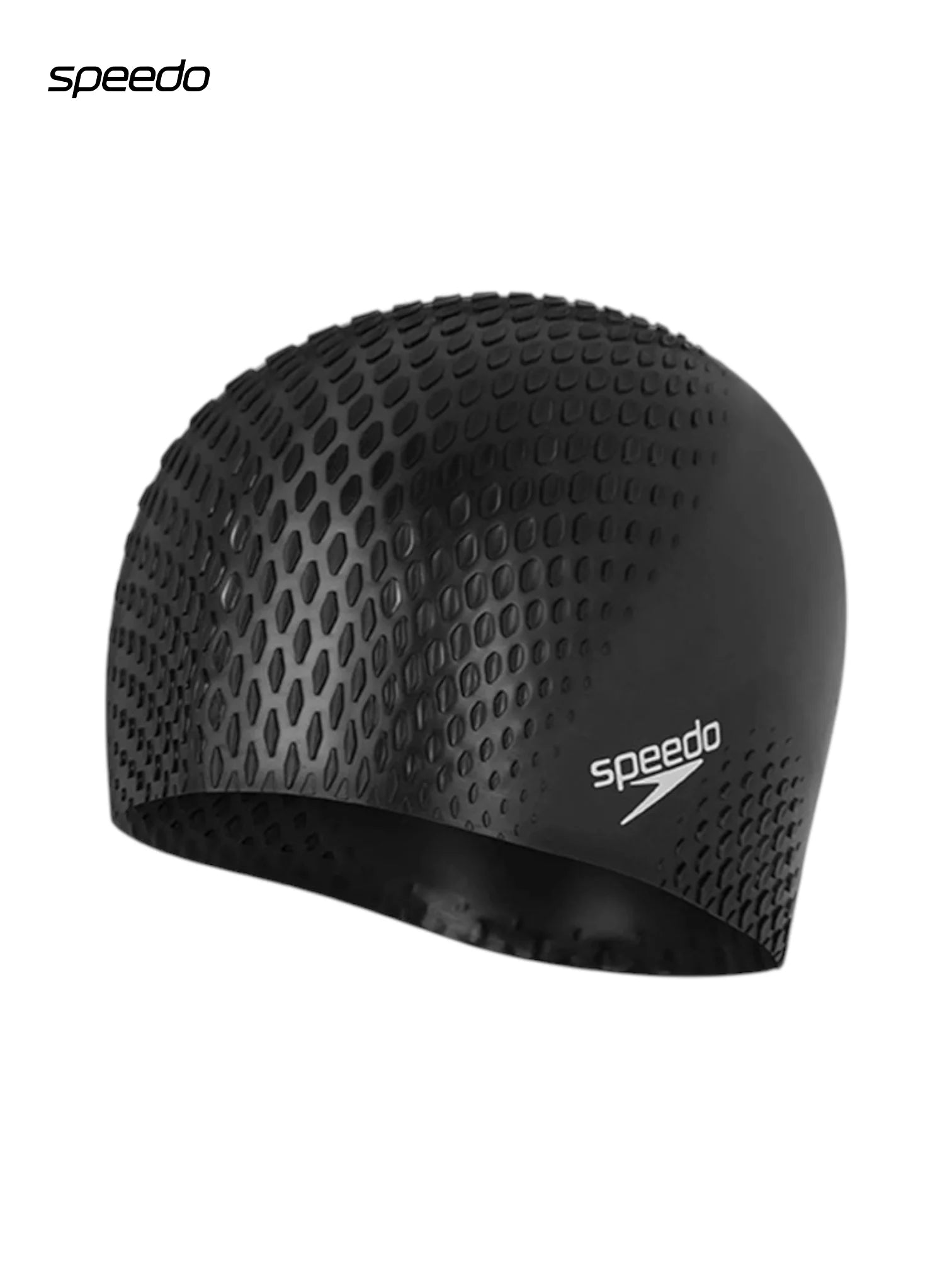 SPEEDO Unisex Bubble Active+ Swimming Cap | Chlorine-Resistant & Snag-Free Swim Cap for Men & Women
