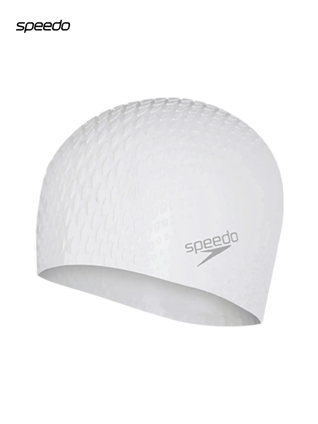 SPEEDO Unisex Bubble Active+ Swimming Cap | Chlorine-Resistant & Snag-Free Swim Cap for Men & Women