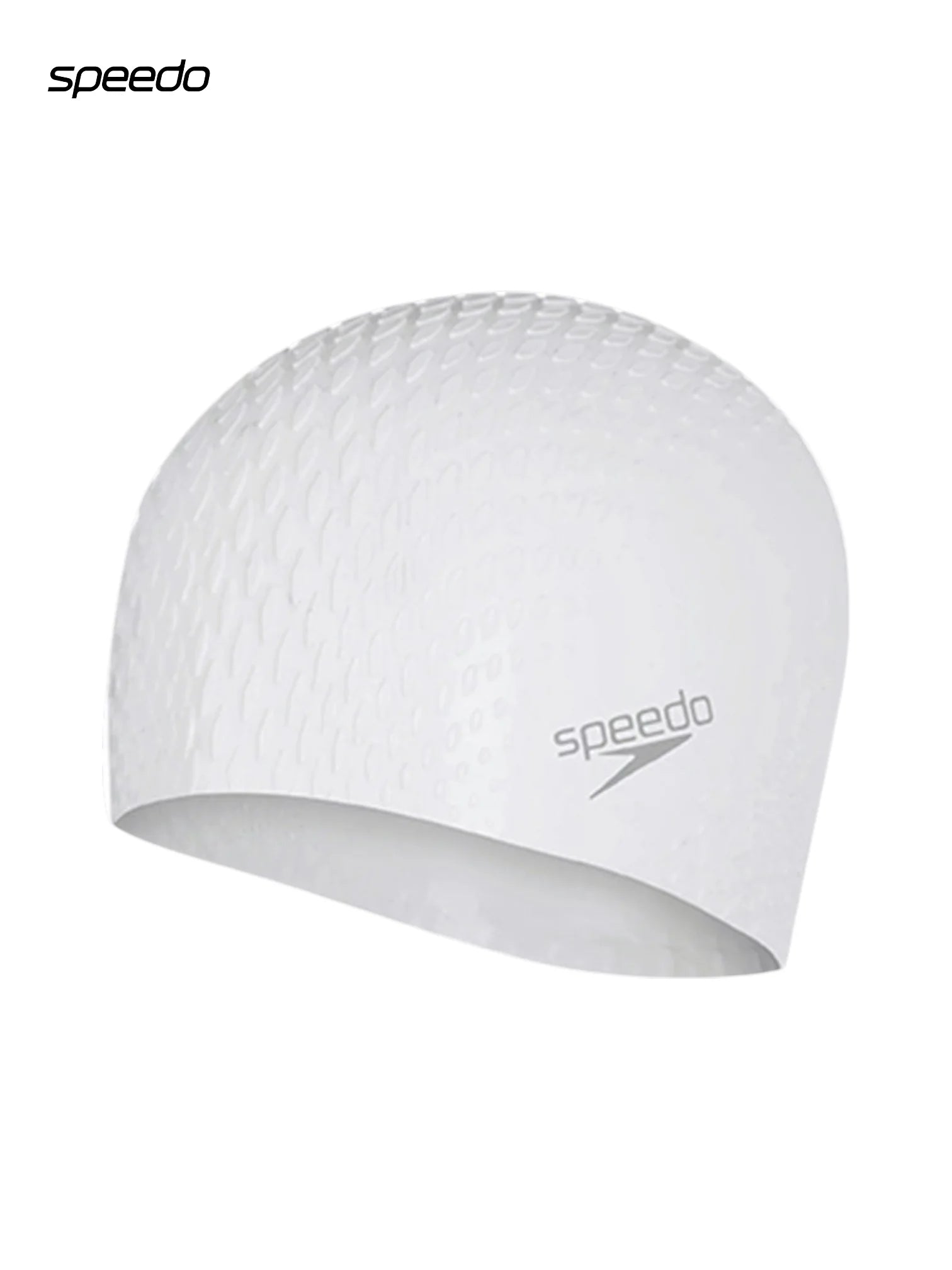 SPEEDO Unisex Bubble Active+ Swimming Cap | Chlorine-Resistant & Snag-Free Swim Cap for Men & Women