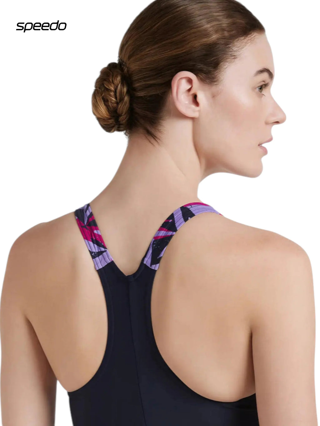 SPEEDO Women's Endurance10 Hyperboom Splice Racerback One Piece Swimwear