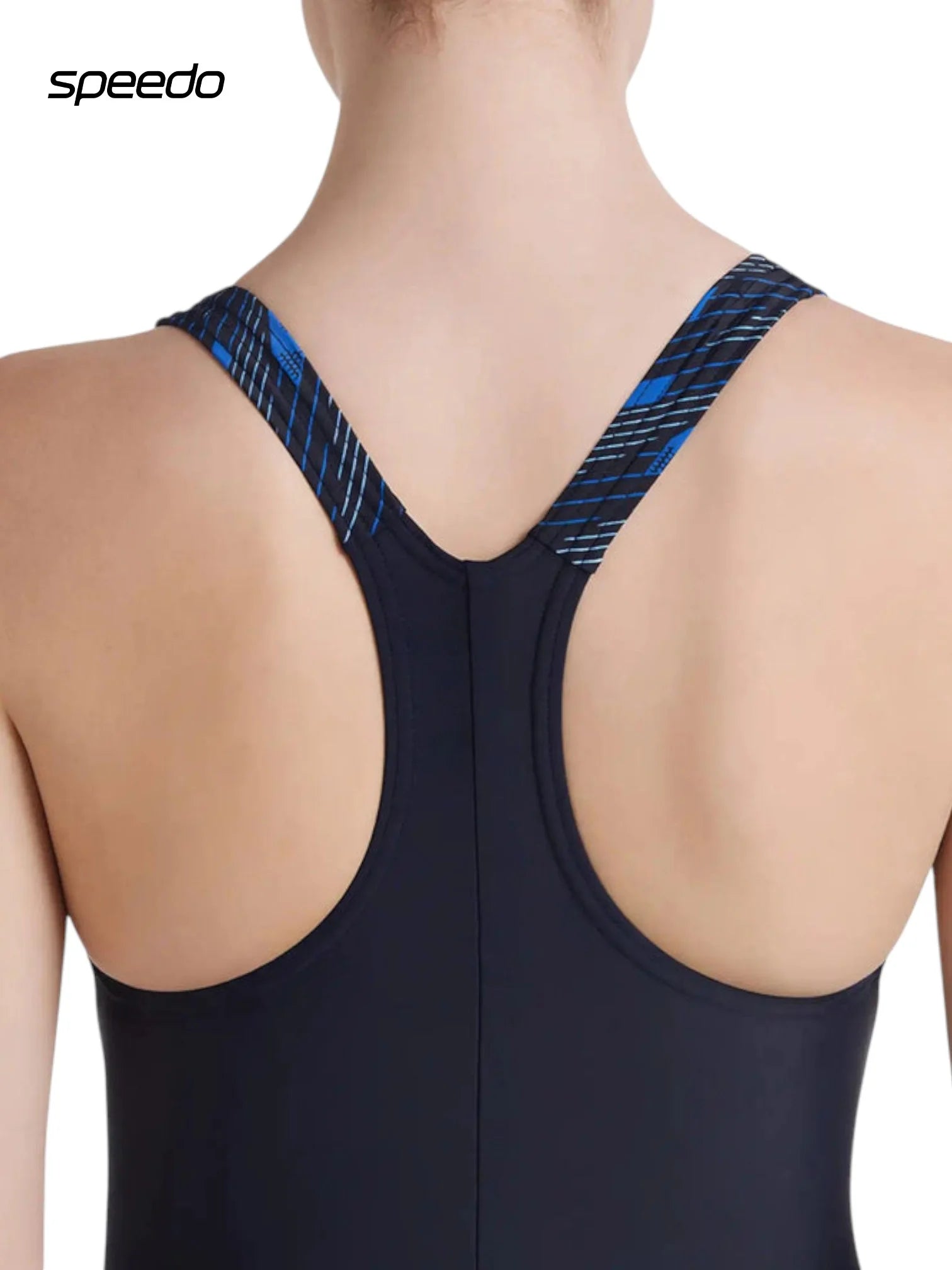 SPEEDO Women's Endurance 10 Racerback One piece Swimwear - TrueNavy/CuriousBlue