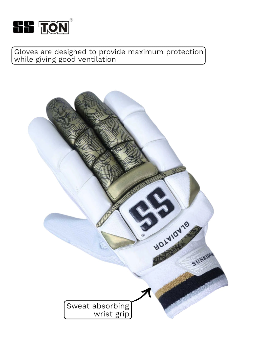 SS Gladiator Batting Gloves