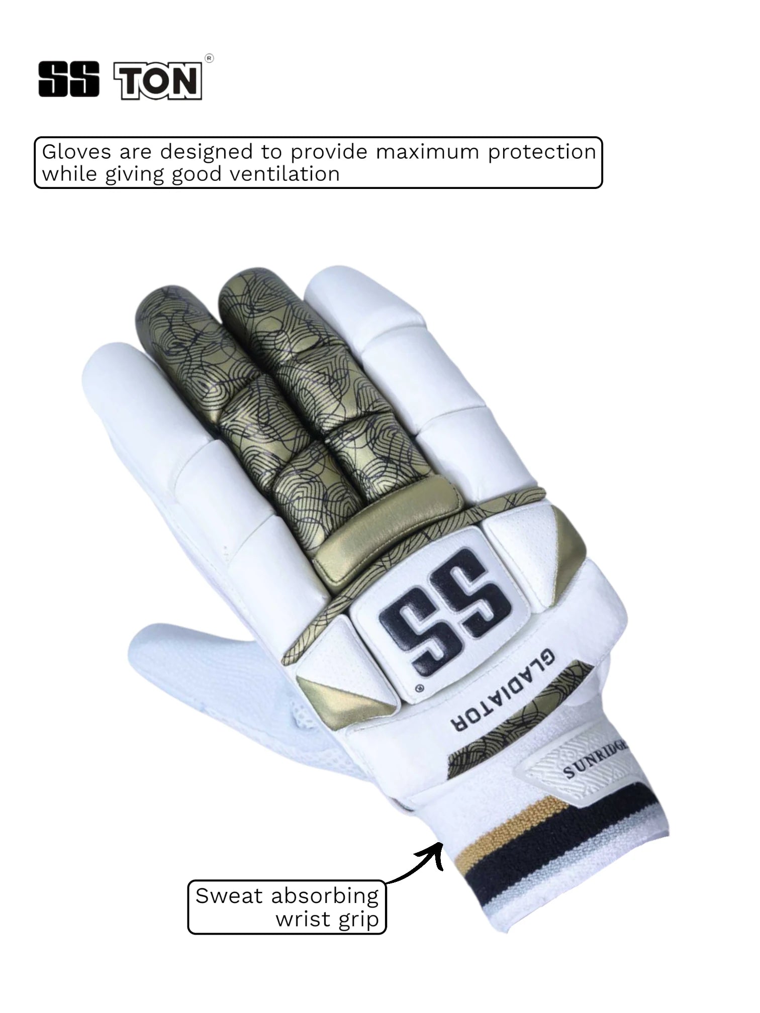 SS Gladiator Batting Gloves