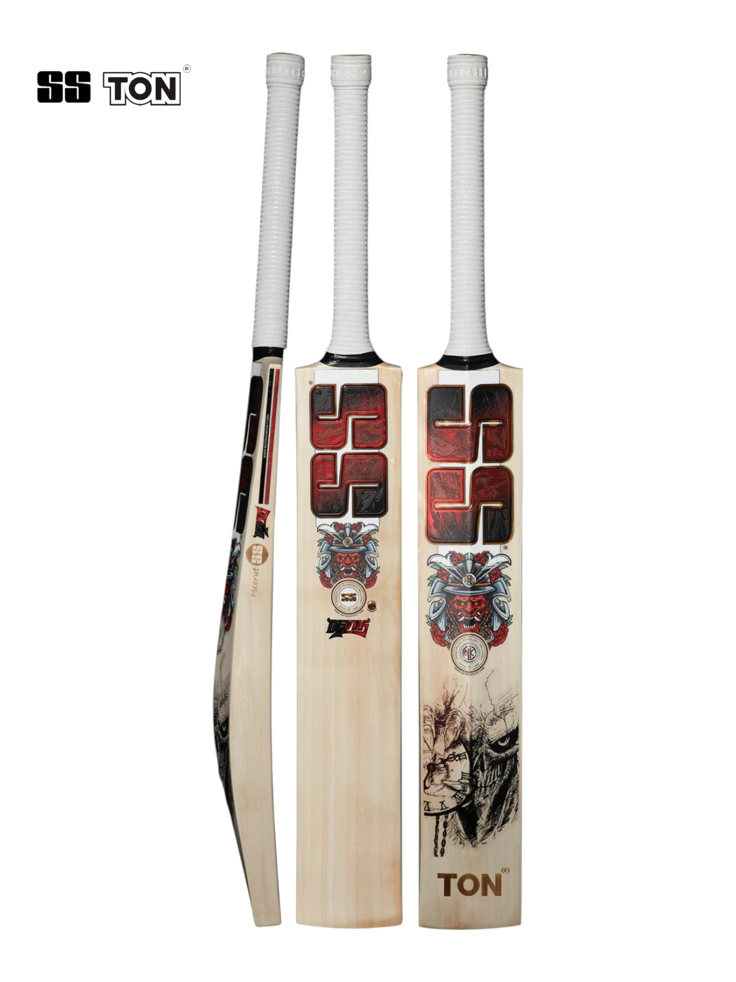 SS Devils Bat (Red) Kashmir Willow Cricket Bat