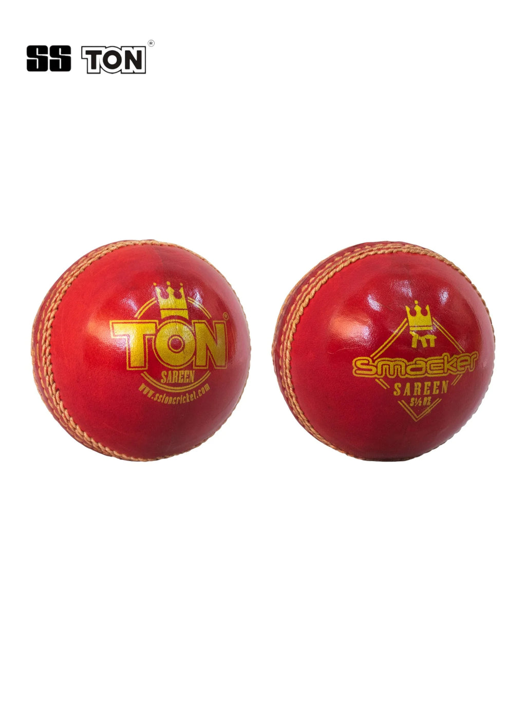 SS TON Smacker Cricket Leather Ball Four-Piece