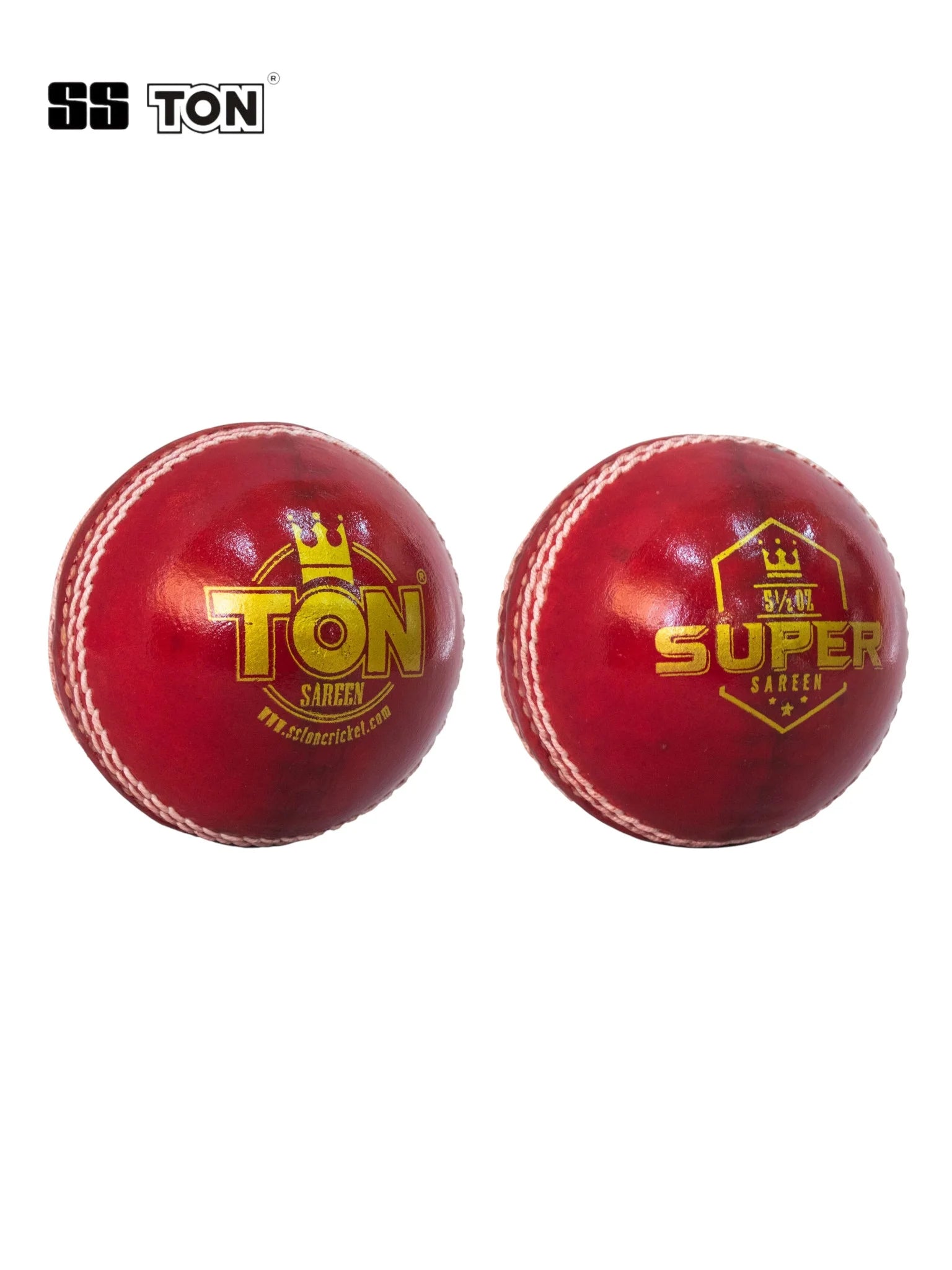 SS TON Super Cricket Leather Ball Four-Piece