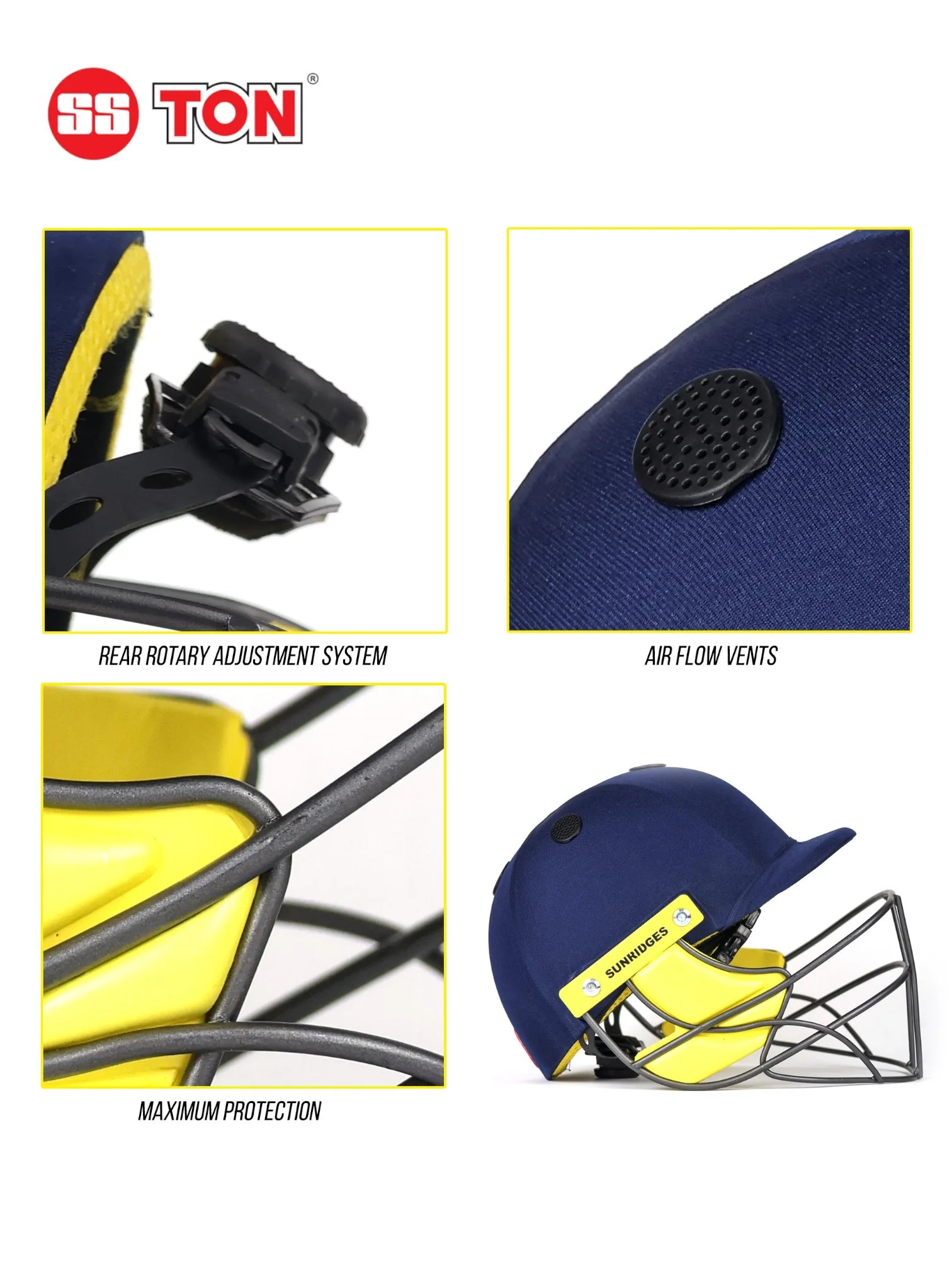 SS Pro Premium Cricket Helmet